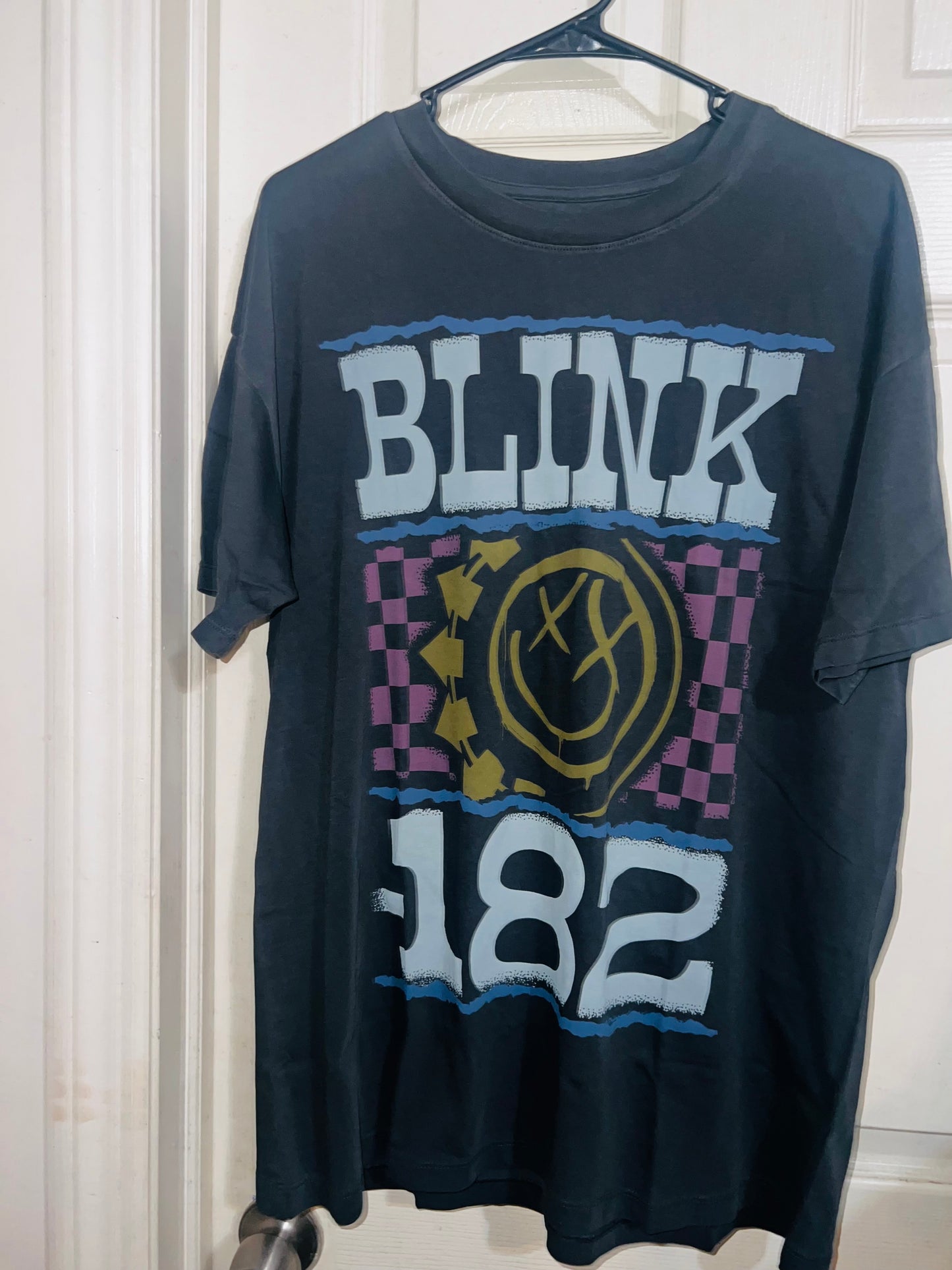 Blink 182 Oversized Distressed Tee