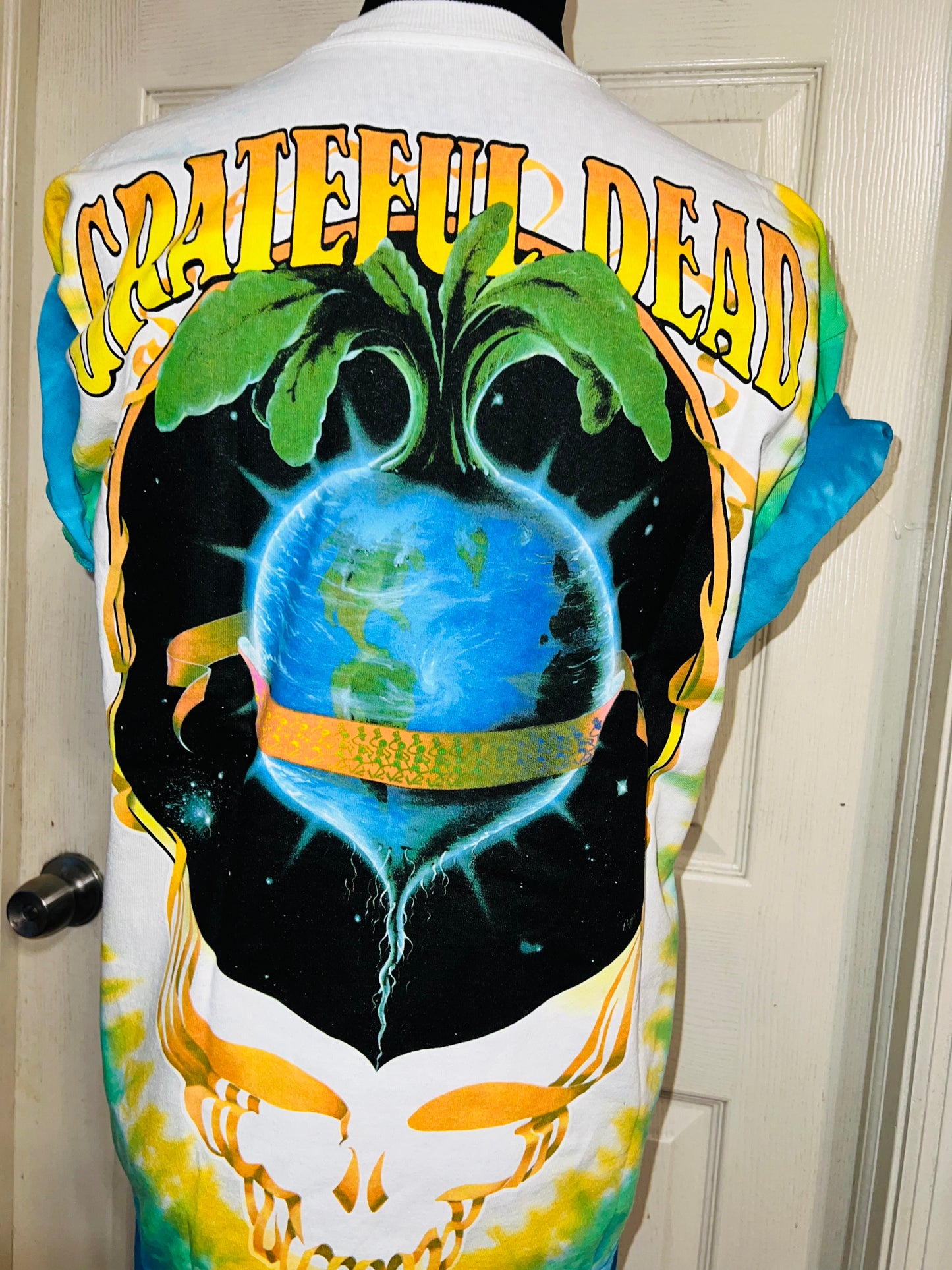 Grateful Dead Keep Green Double Sided Distressed Tee