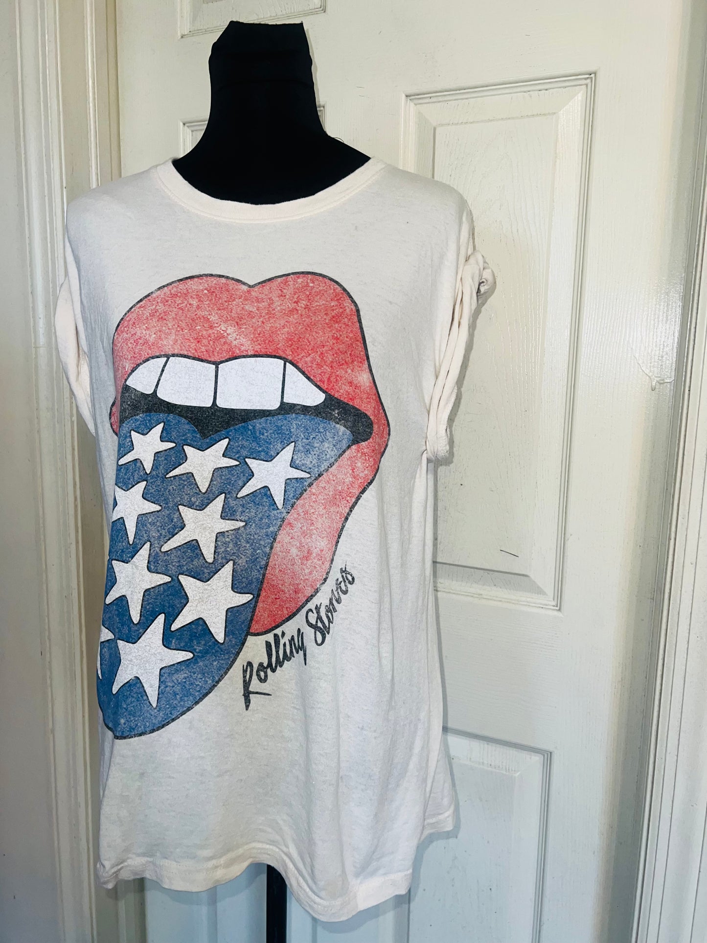 Rolling Stones Oversized Distressed Tee
