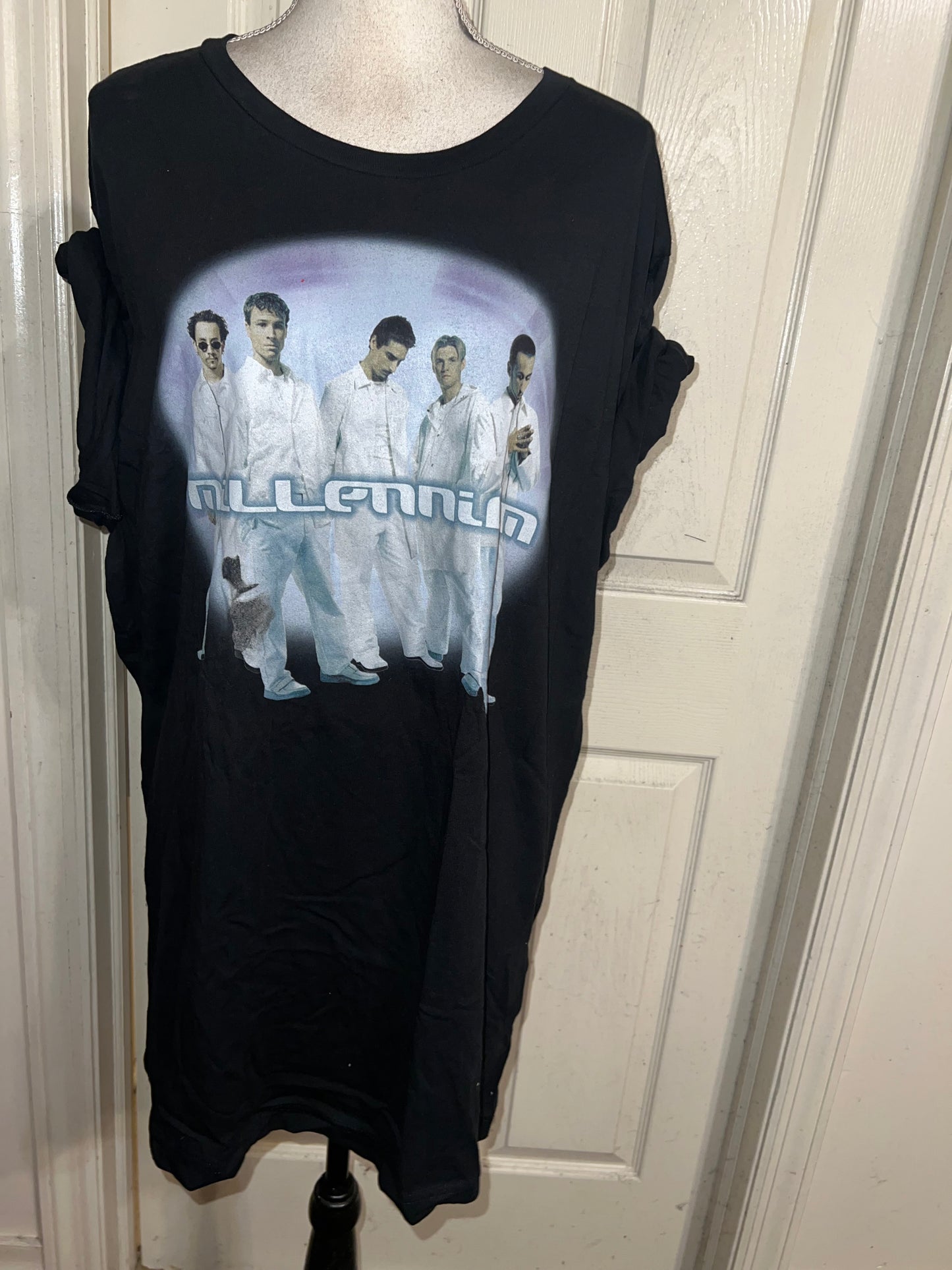 Backstreet Boys Oversized Distressed Tee