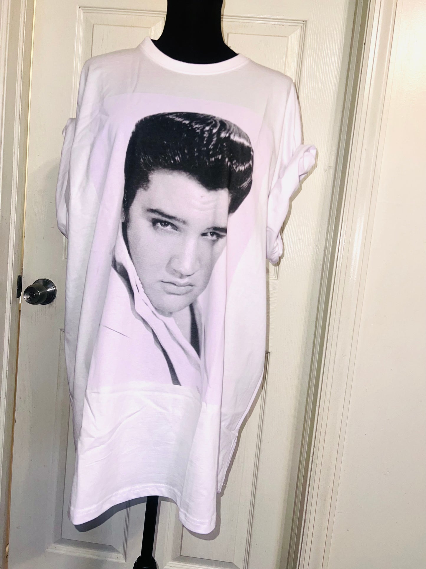 Elvis Oversized Distressed Tee