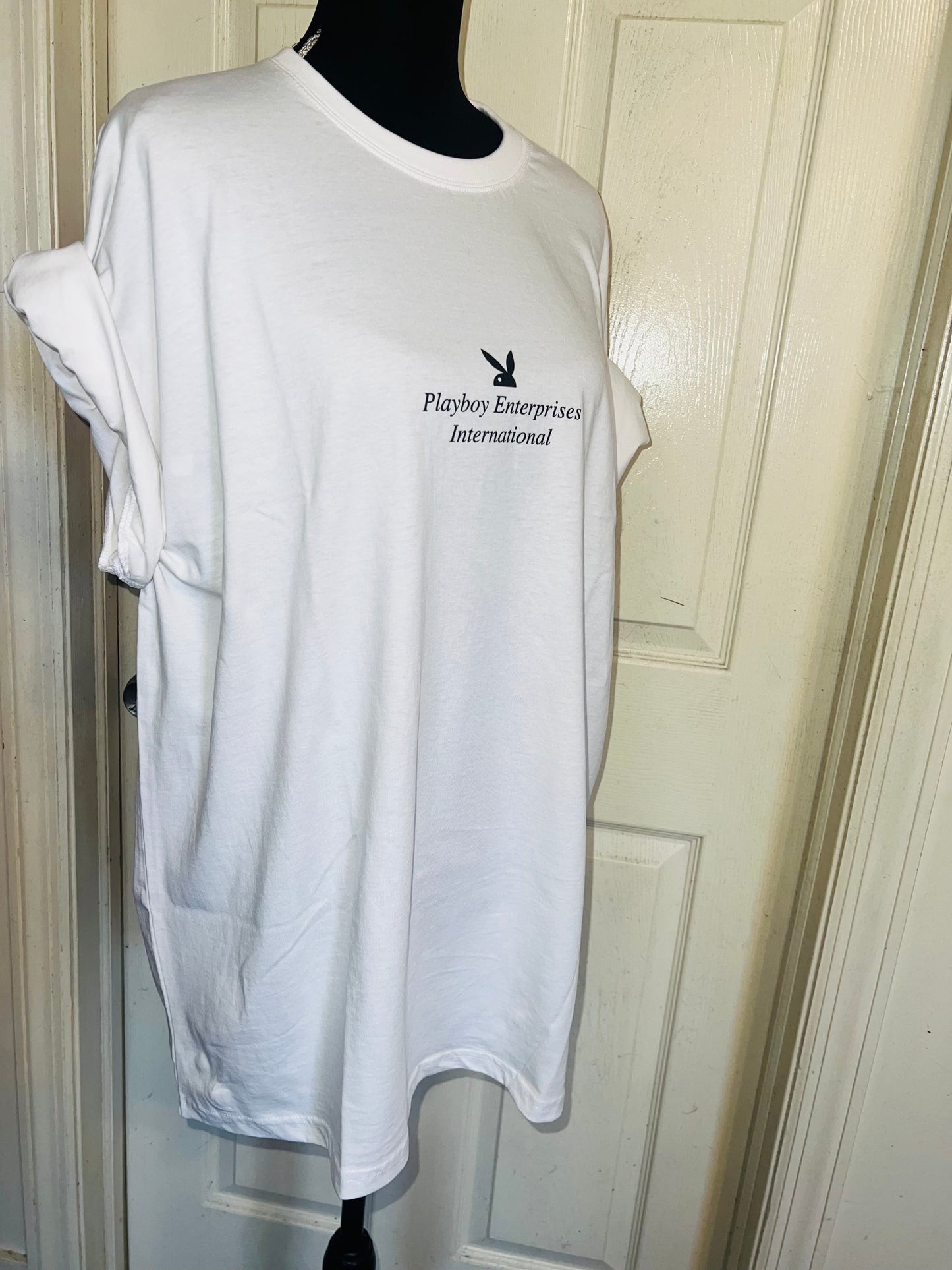 Playboy Double Sided Oversized Distressed Tee