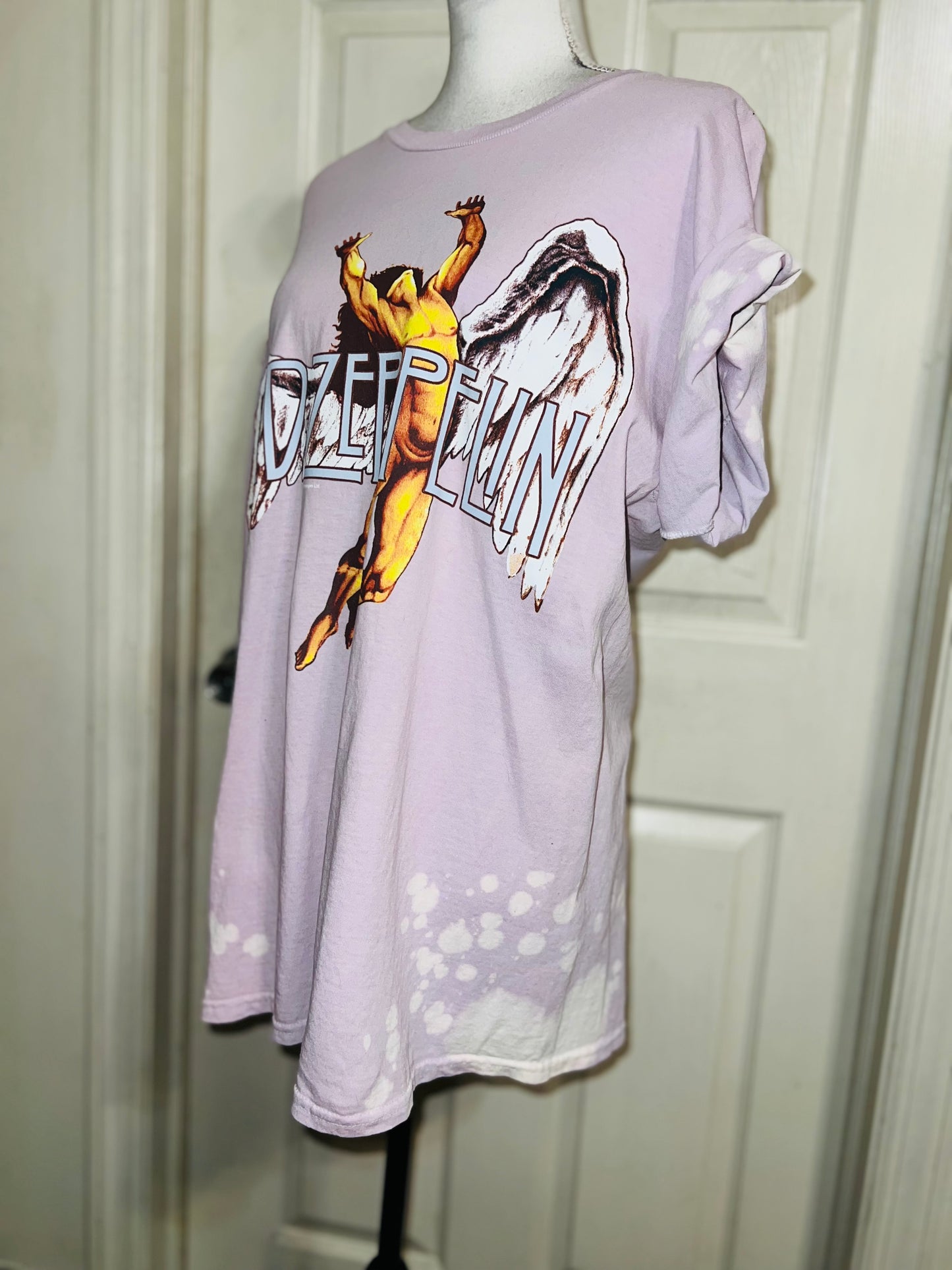 Led Zeppelin Oversized Distressed T-Shirt