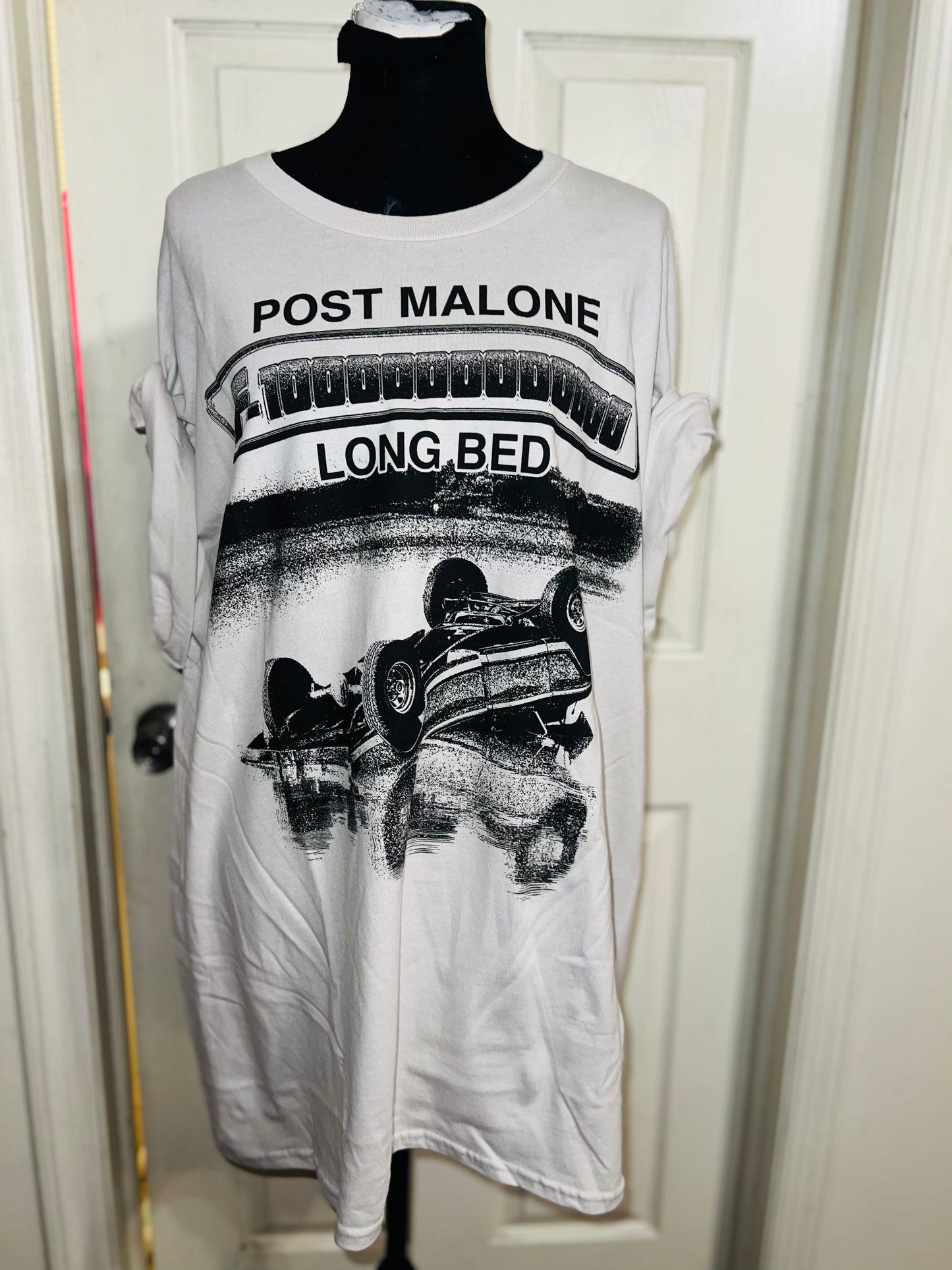 Post Malone Double Sided Oversized Distressed Tee