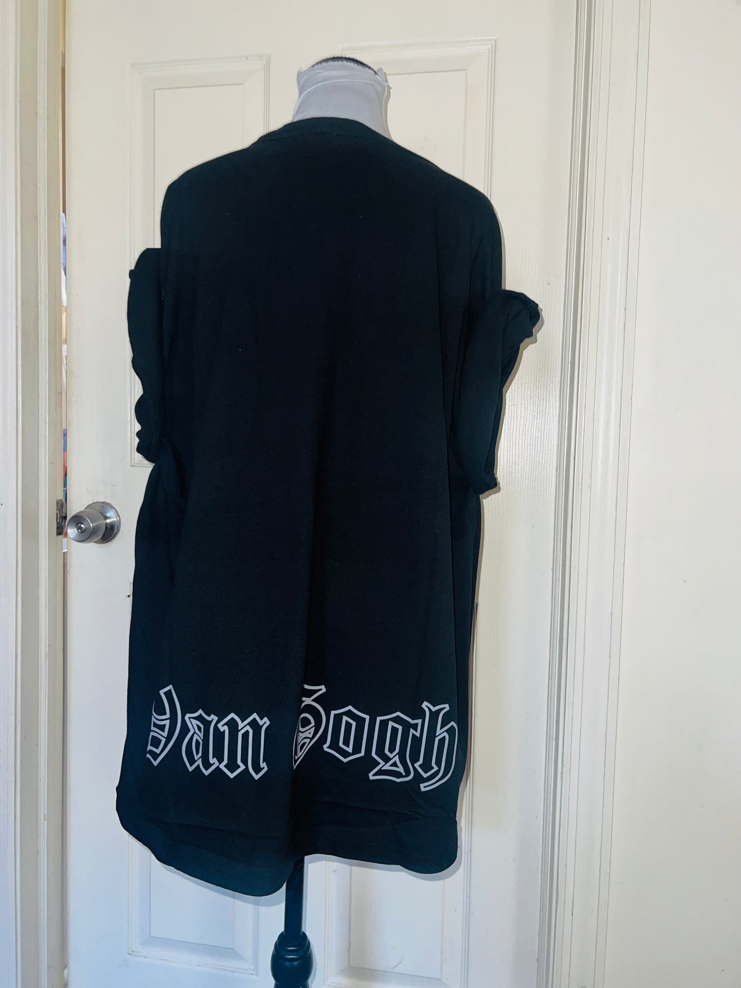 Vincent Van Gogh Oversized Distressed Tee