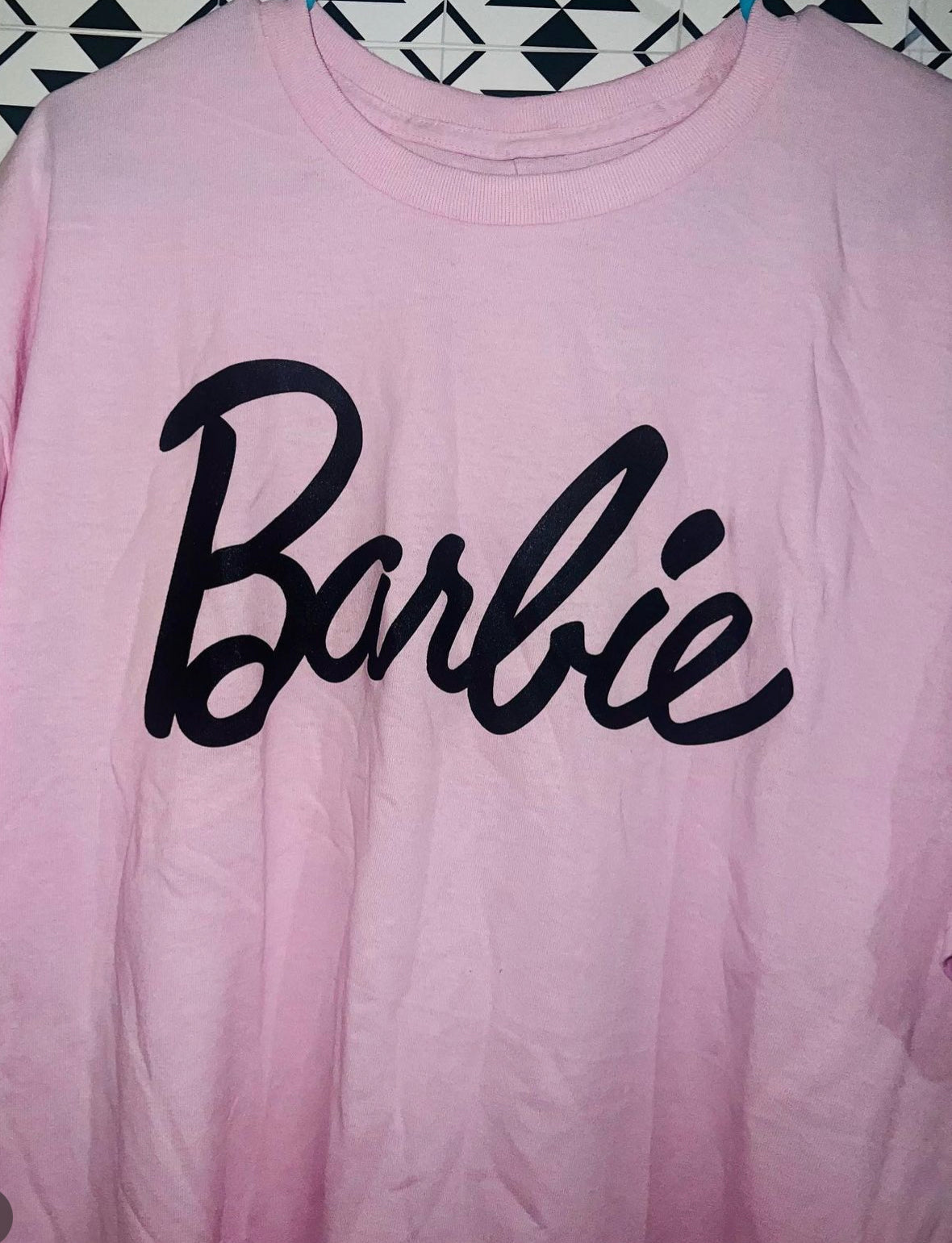 Barbie Oversized Distressed Tee