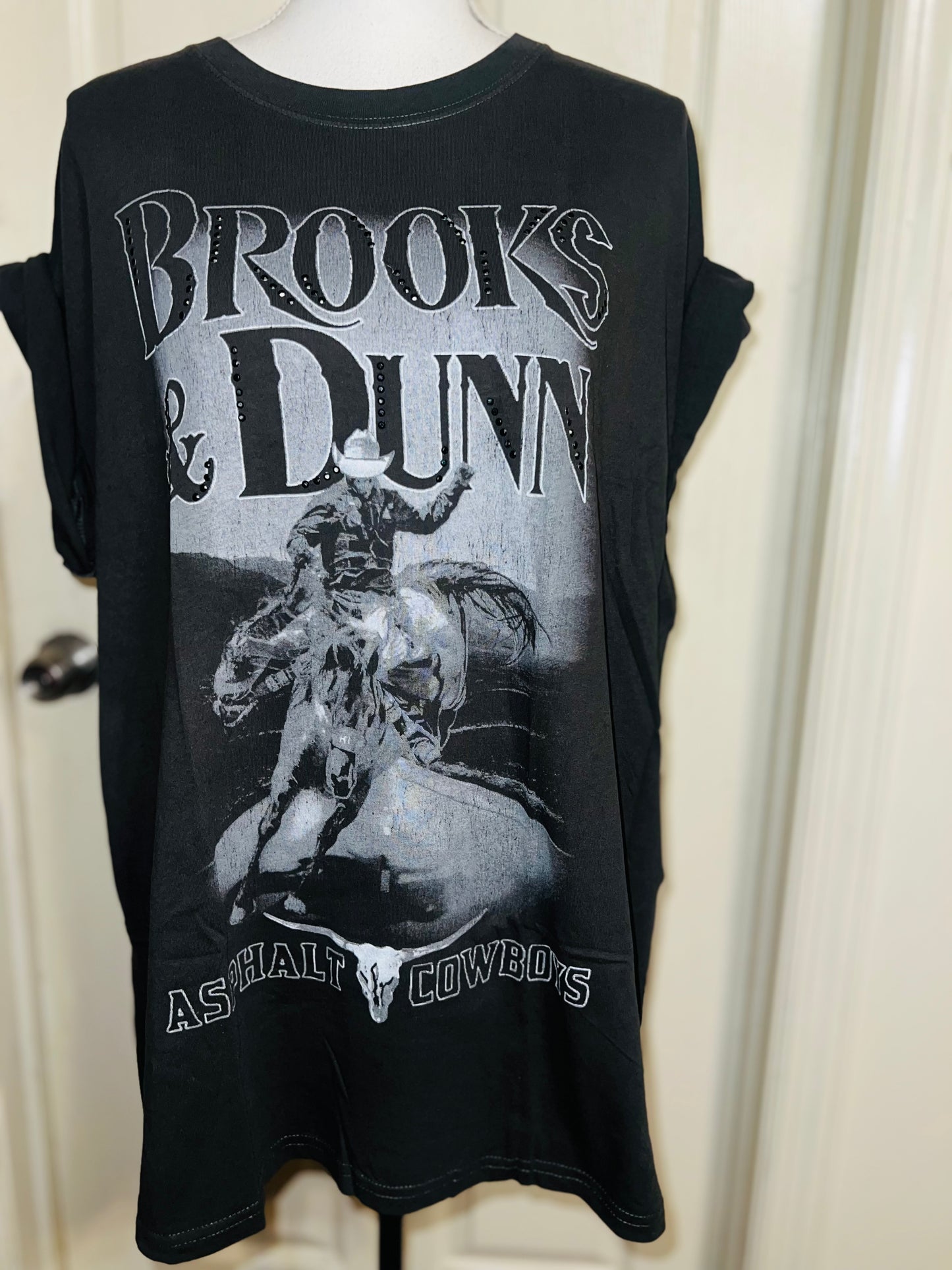 Brooks & Dunn Oversized Distressed Tee