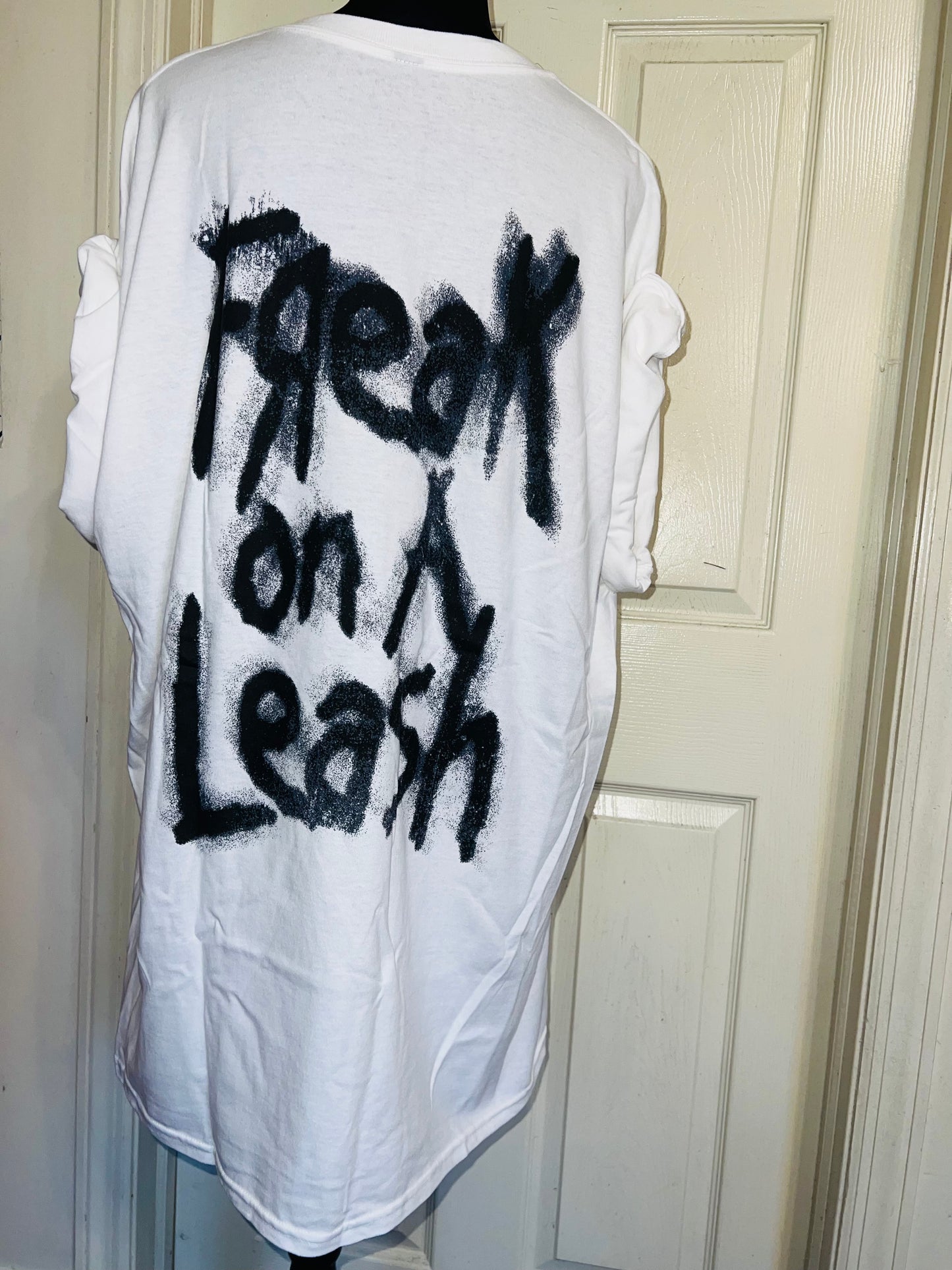 Korn Double Sided Oversized Distressed Tee
