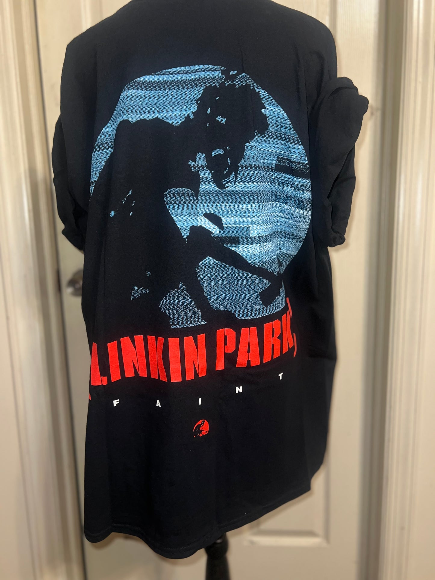 Linkin Park Double Sided Oversized Distressed Tee