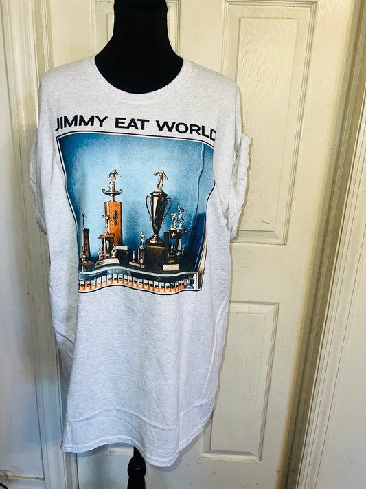 Jimmy Eat World Oversized Distressed Tee