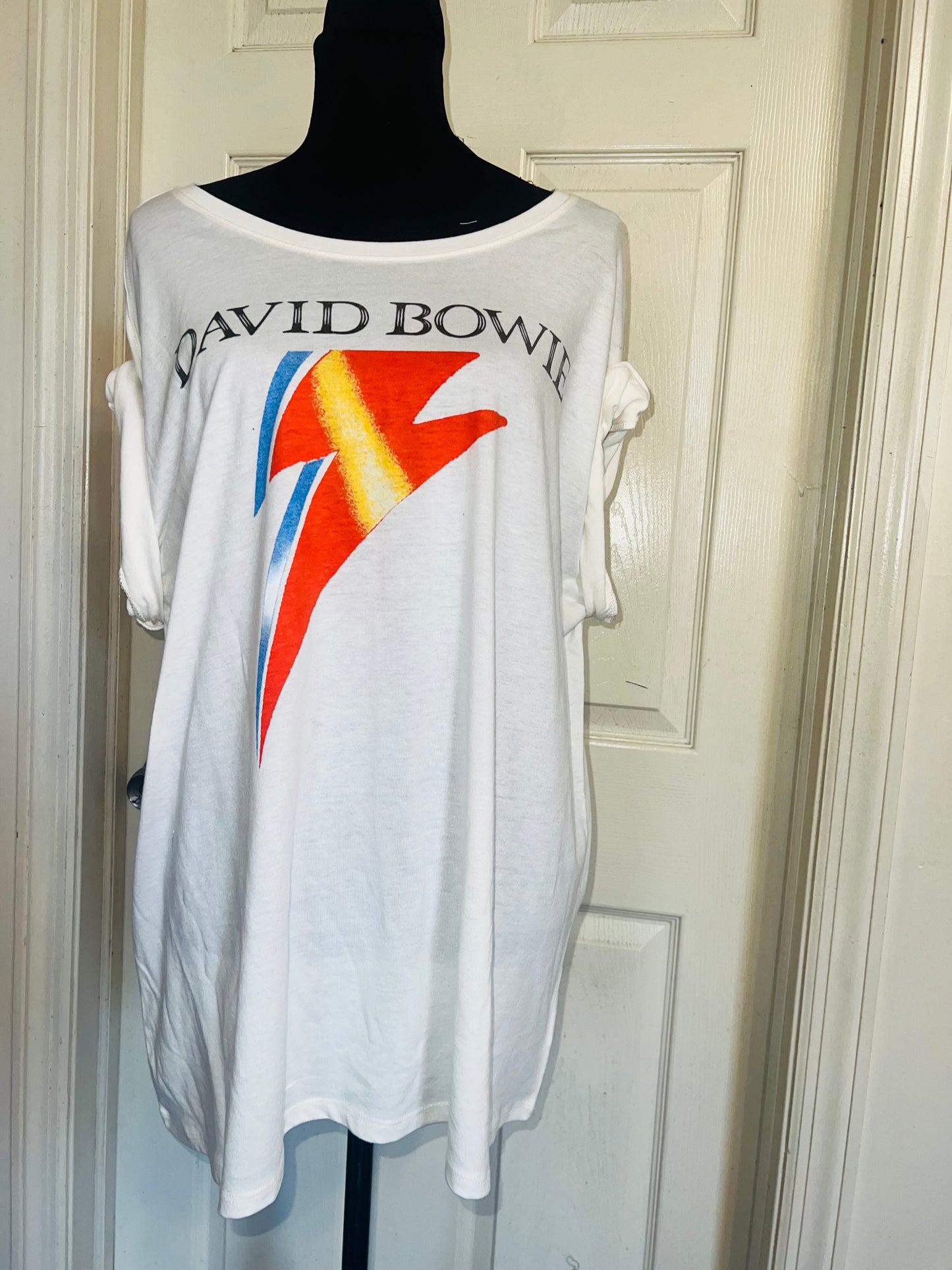 David Bowie Oversized Distressed Tee