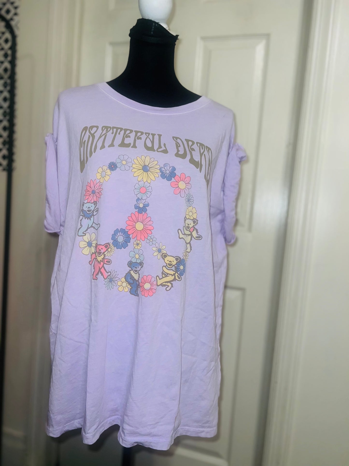 The Grateful Dead Oversized Distressed Tee