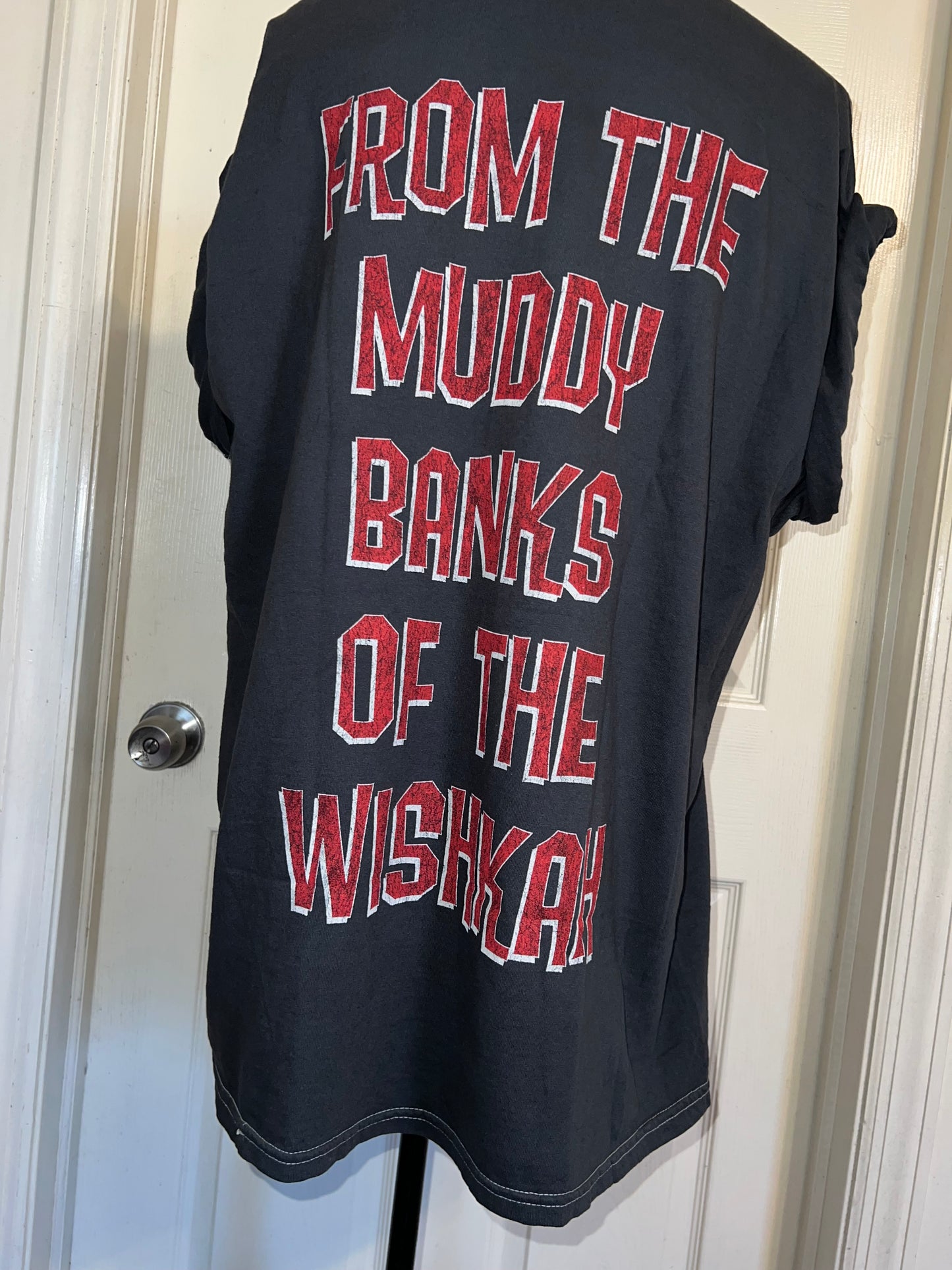 Nirvana Double Sided Oversized Distressed Tee
