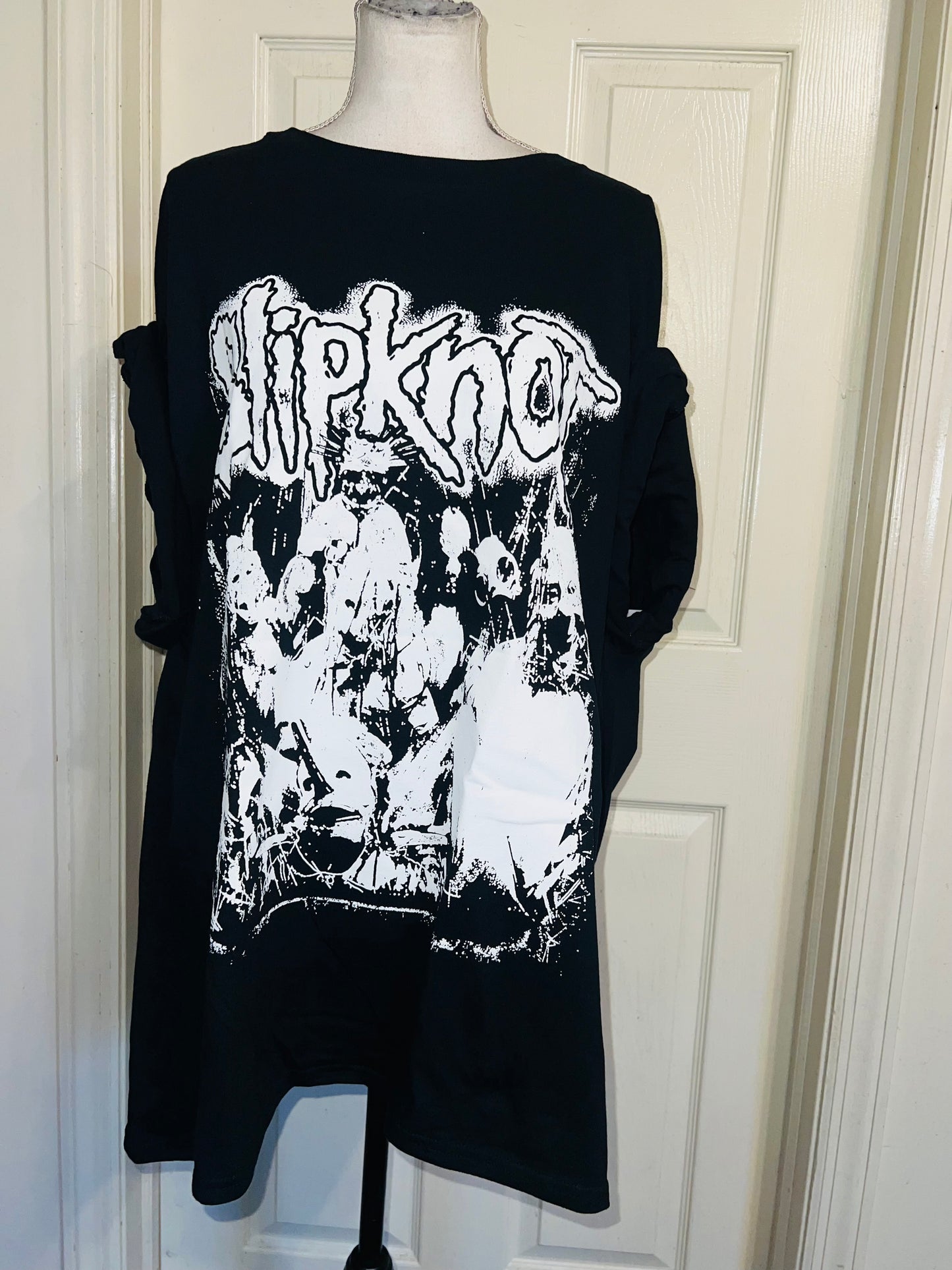 Slipknot Double Sided Oversized Distressed Tee