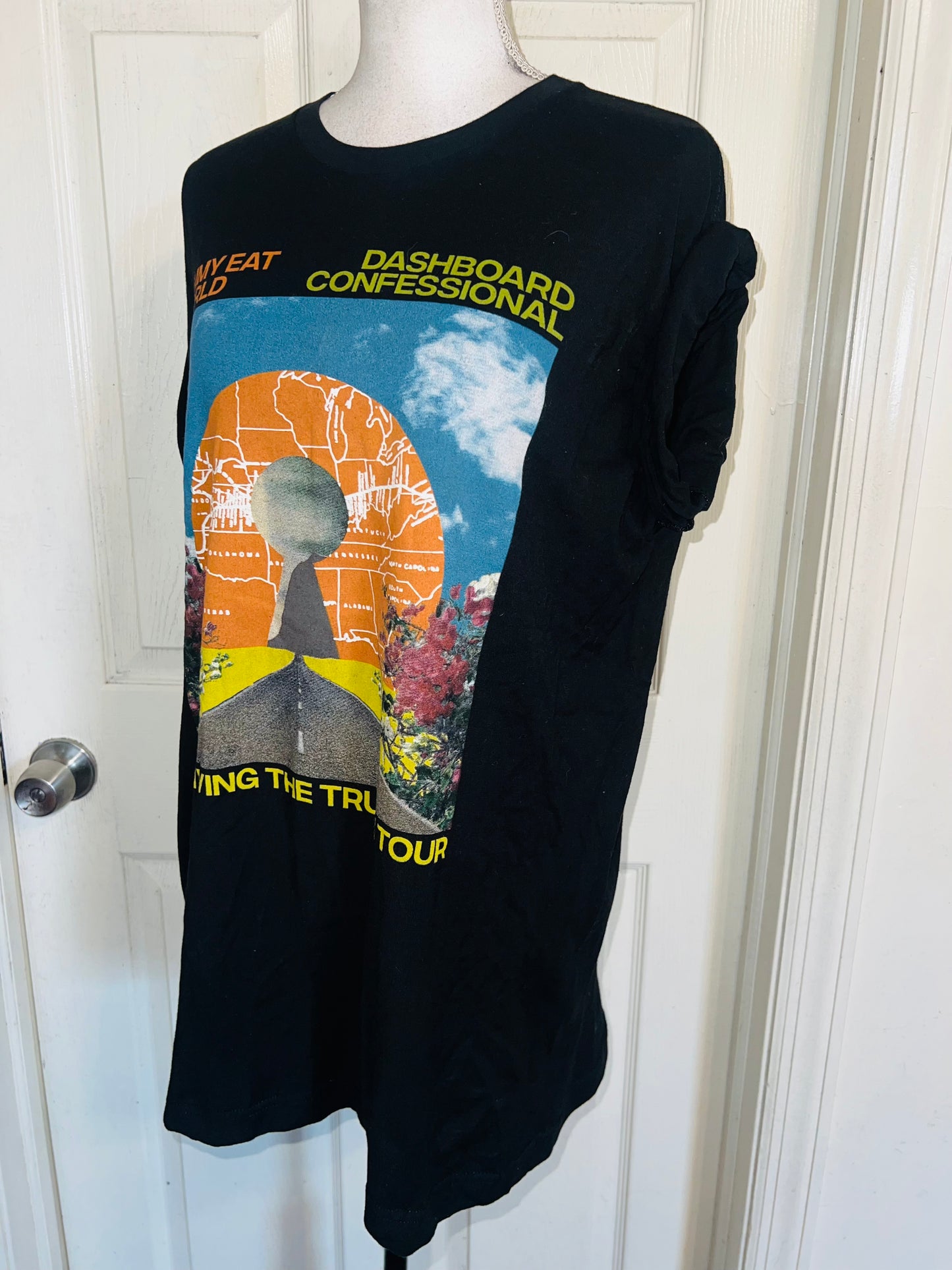 Dashboard Confessional / Jimmy Eat World Double Sided Distressed Tee