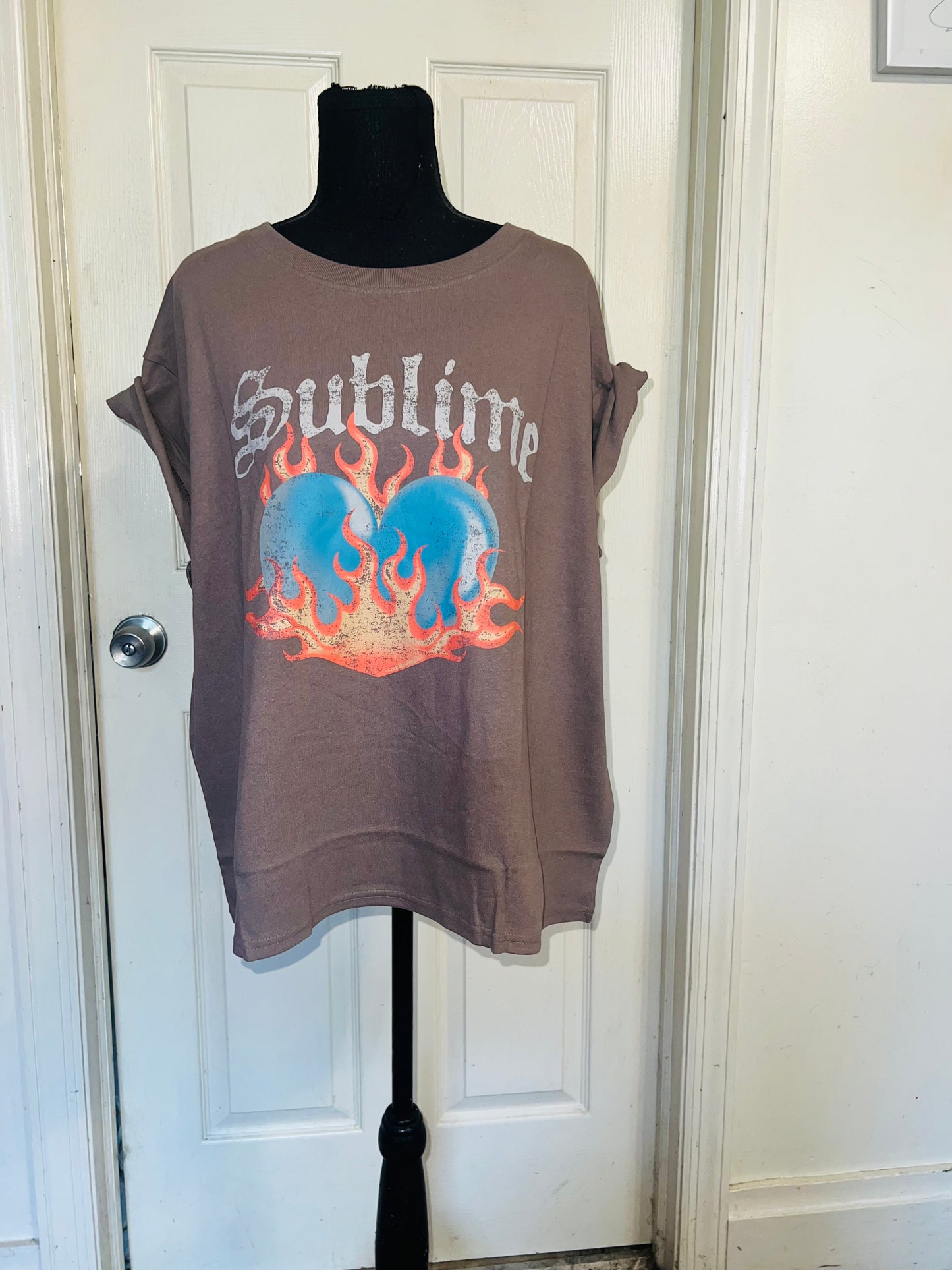 Sublime Oversized Distressed Tee