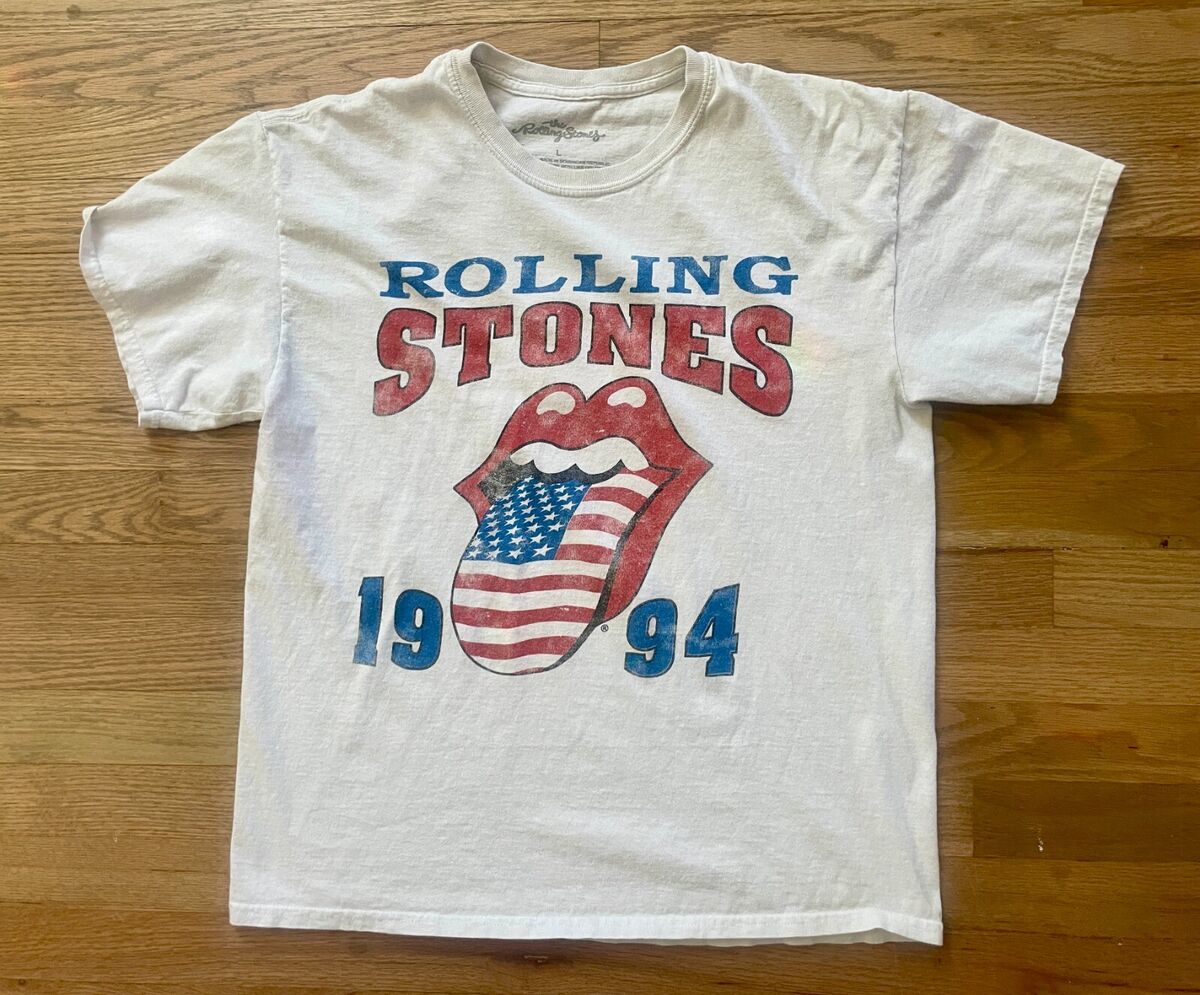 The Rolling Stones Double Sided Oversized Distressed Tee