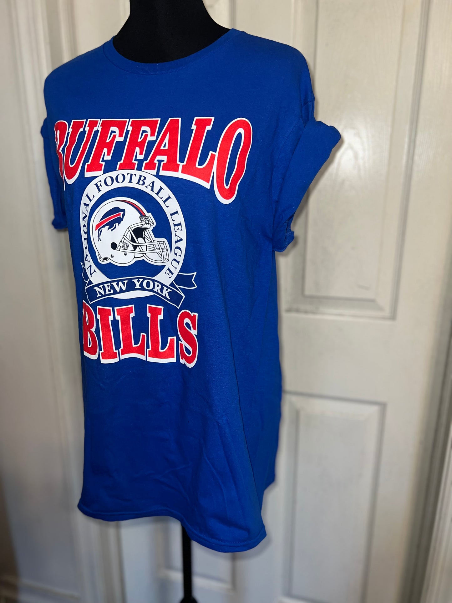 Buffalo Bills Oversized Distressed Tee