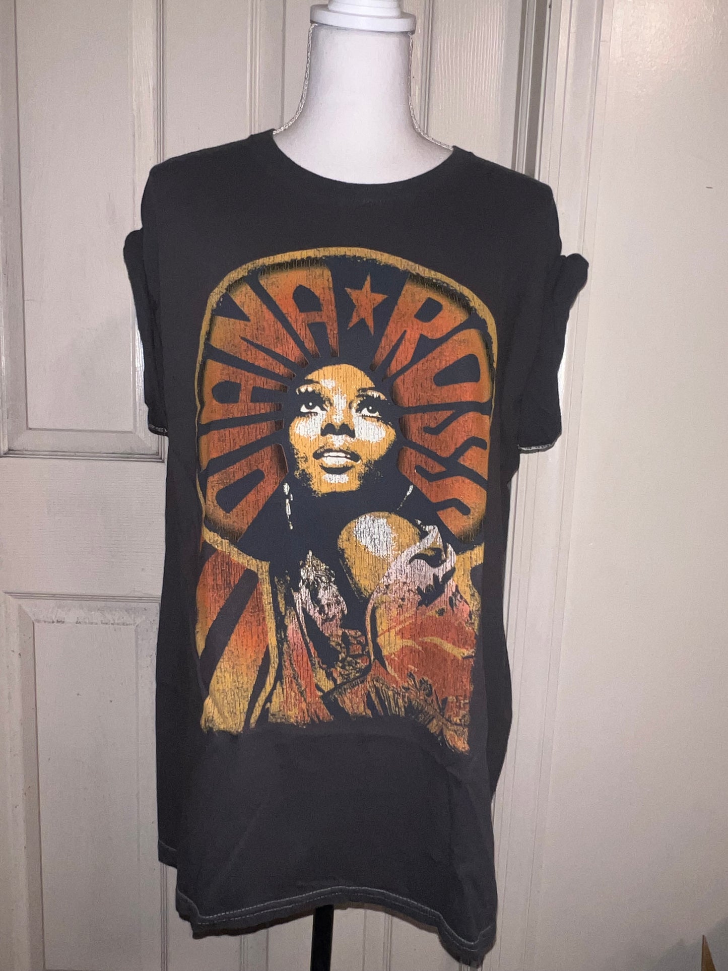Diana Ross Oversized Distressed T-Shirt