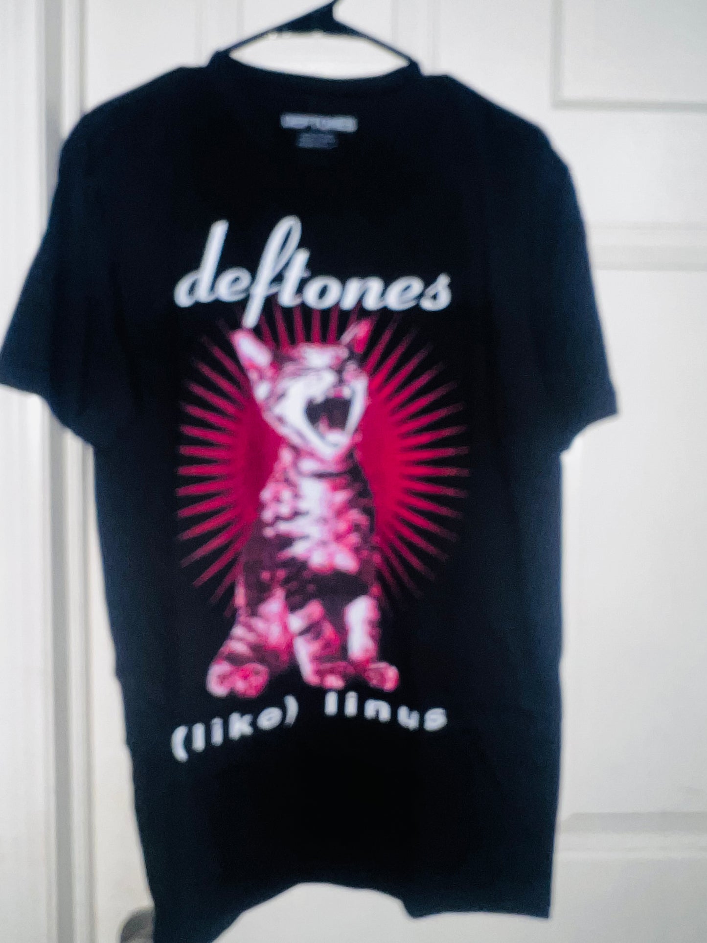 Deftones Like Linus Oversized Distressed Tee