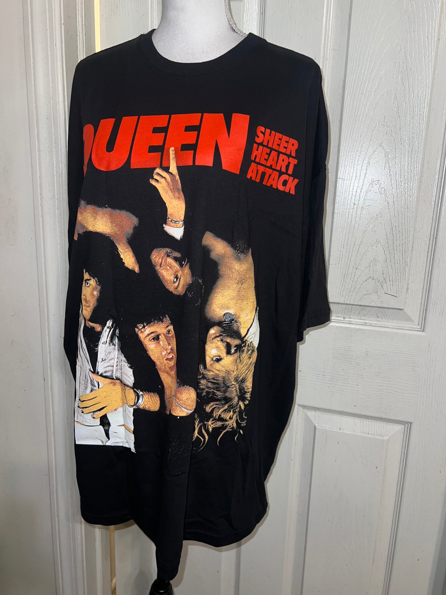 Queen Oversized Distressed Tee