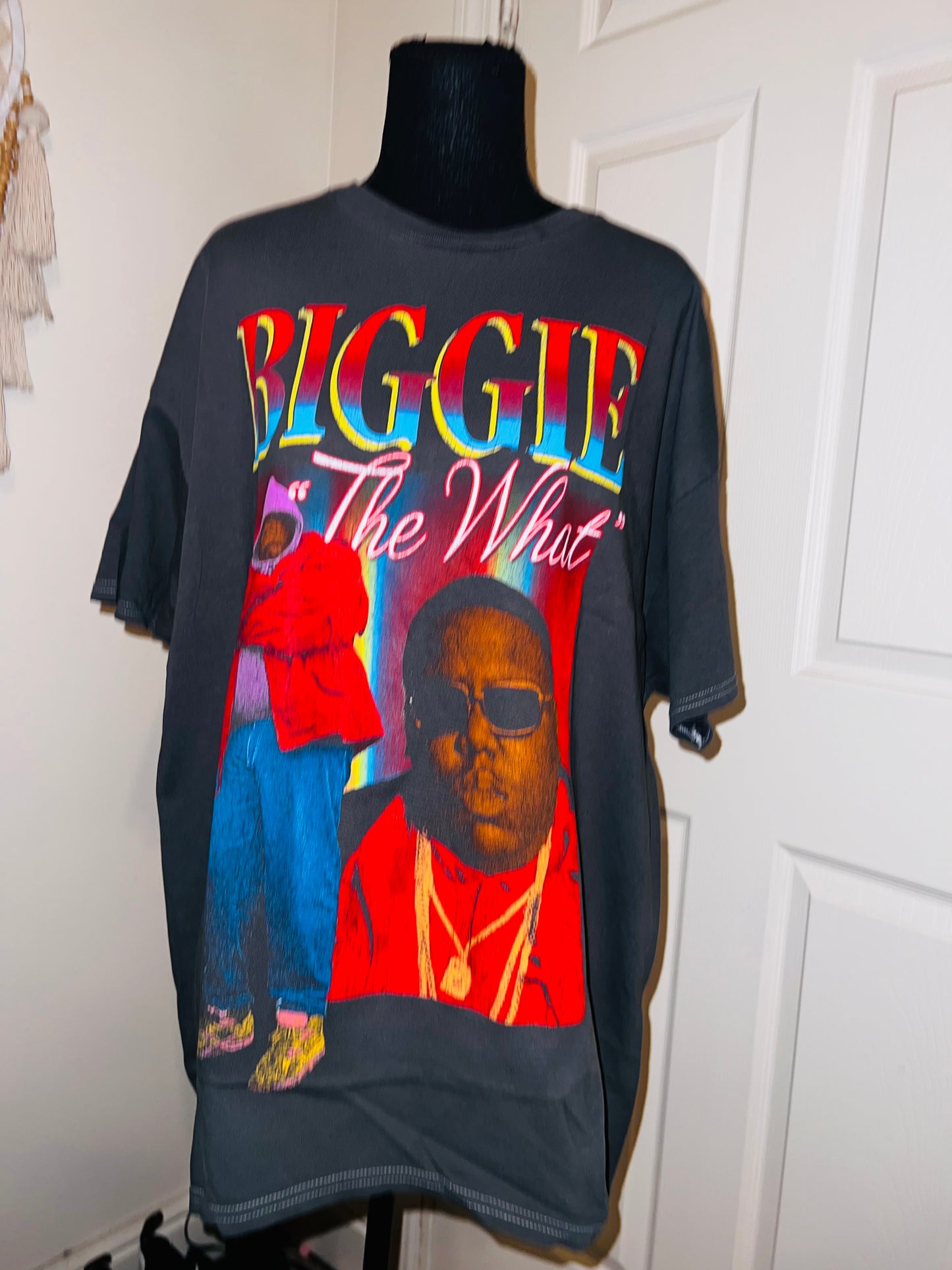 Biggie Smalls Oversized Distressed Tee