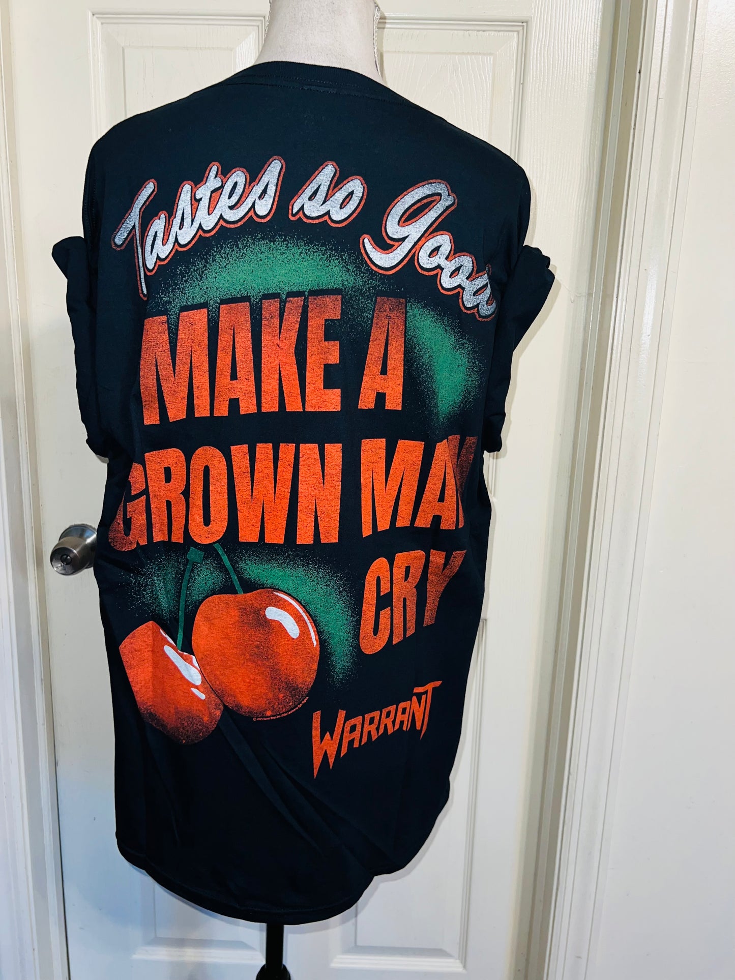 Warrant Double Sided Oversized Distressed Tee