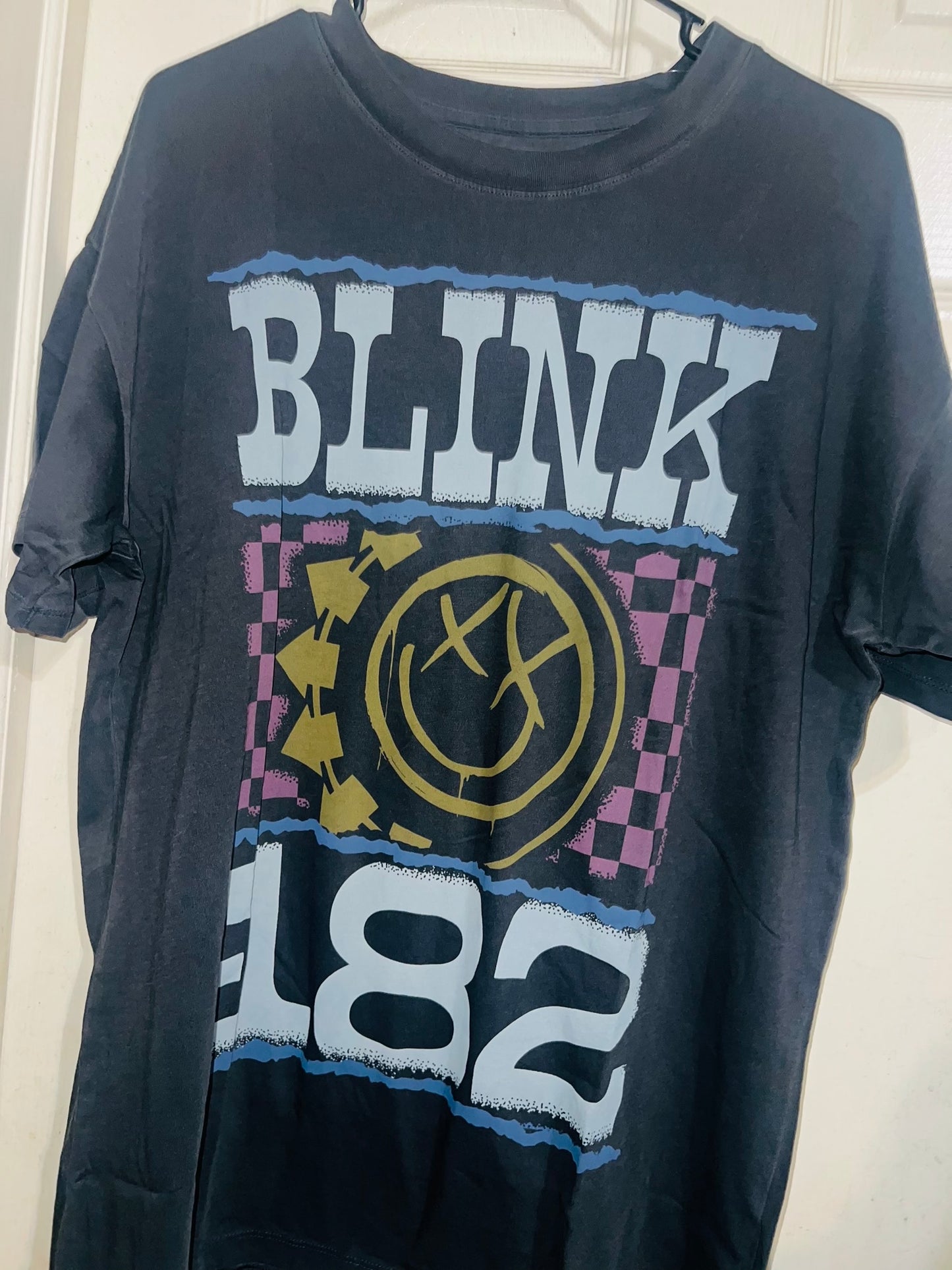 Blink 182 Oversized Distressed Tee