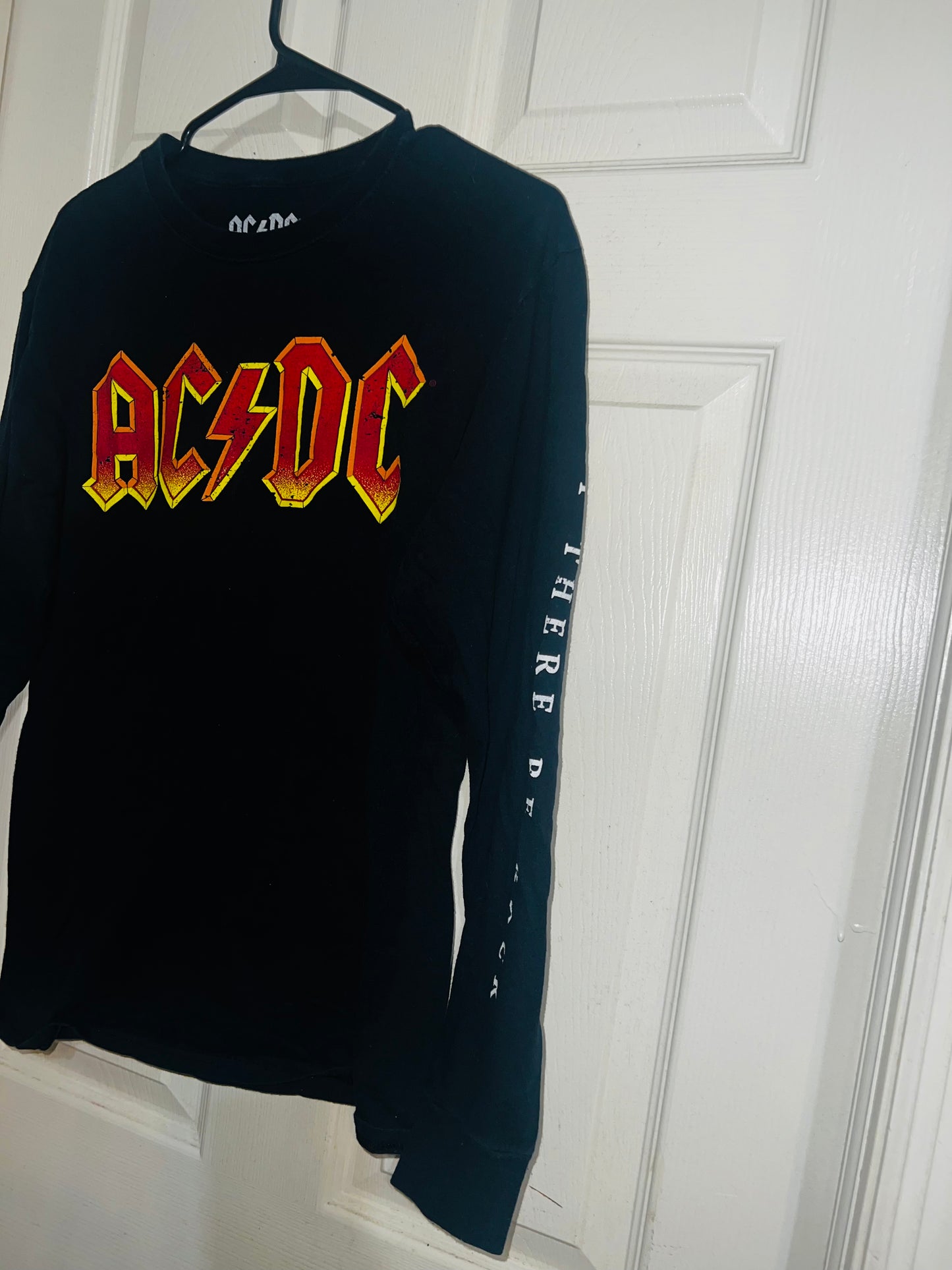 AC/DC Oversized Vintage Long Sleeve Tee