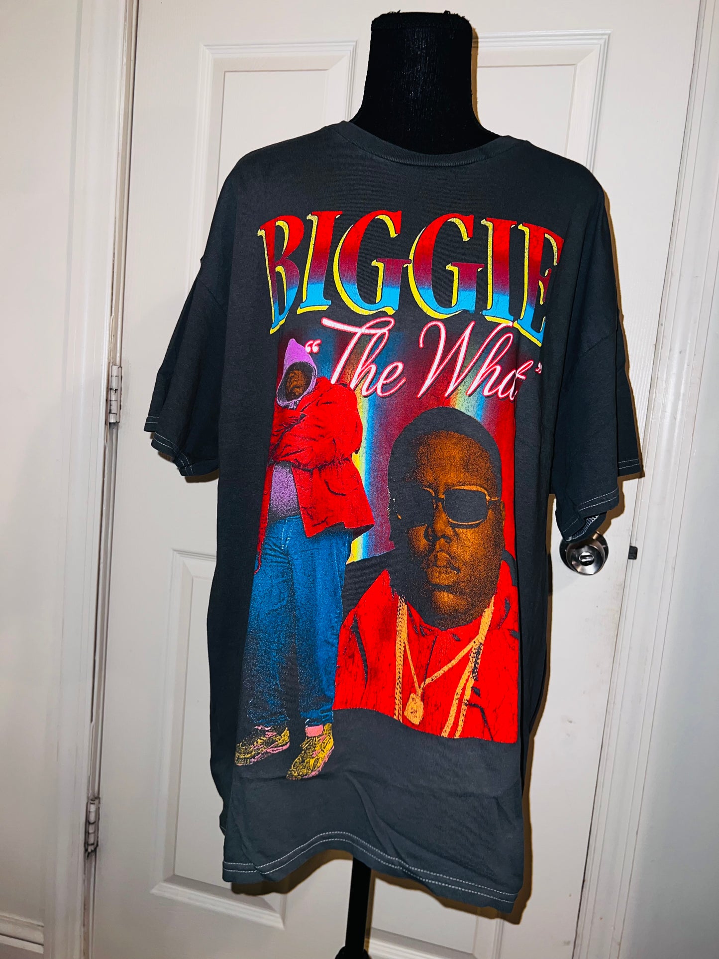 Biggie Smalls Oversized Distressed Tee