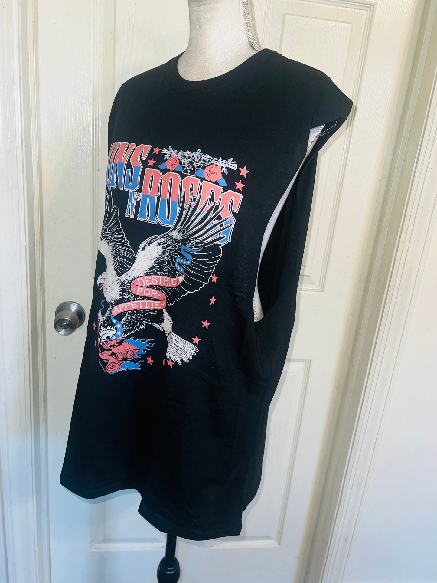 Guns N’ Roses Oversized Distressed Tank