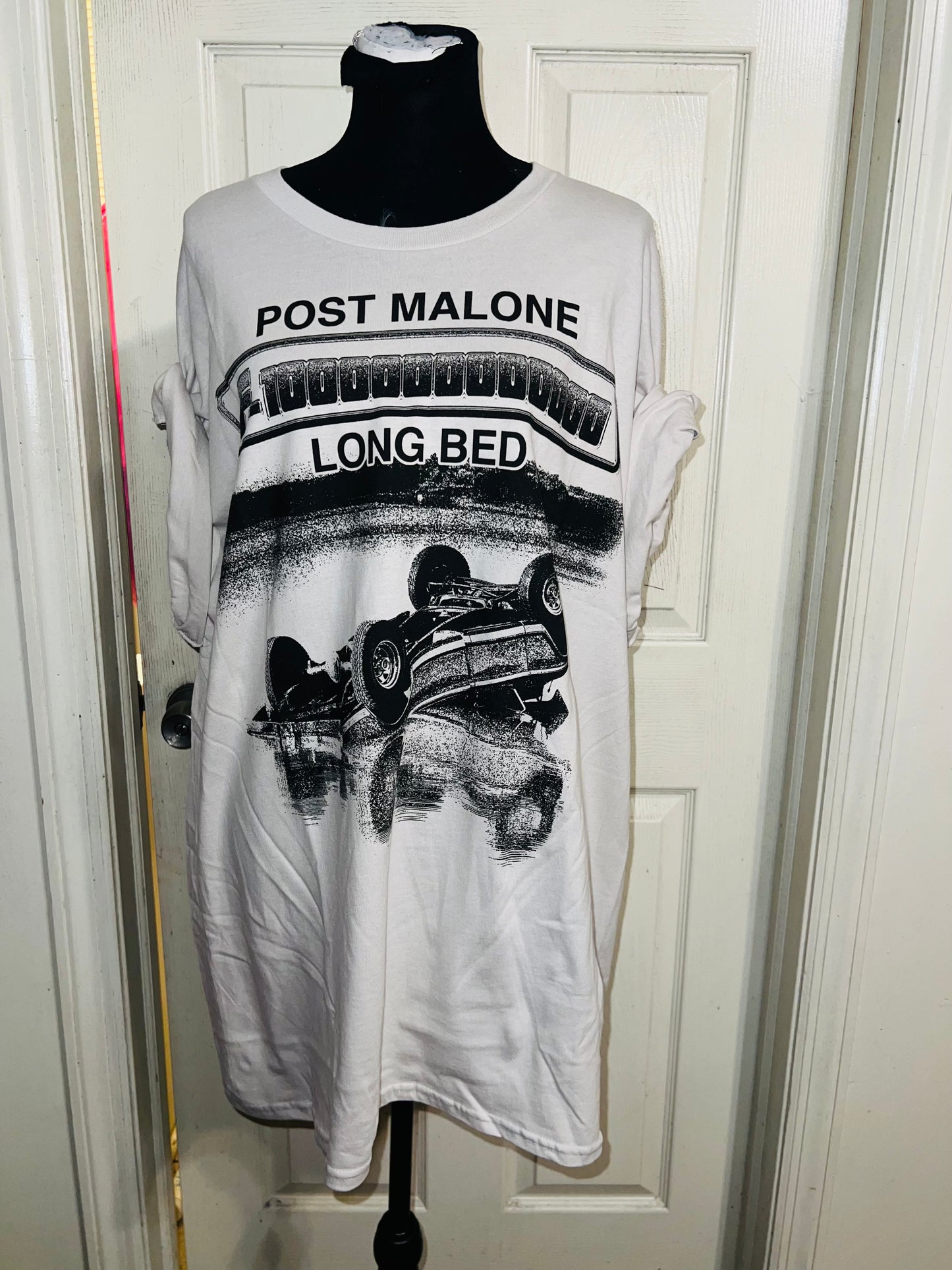 Post Malone Double Sided Oversized Distressed Tee