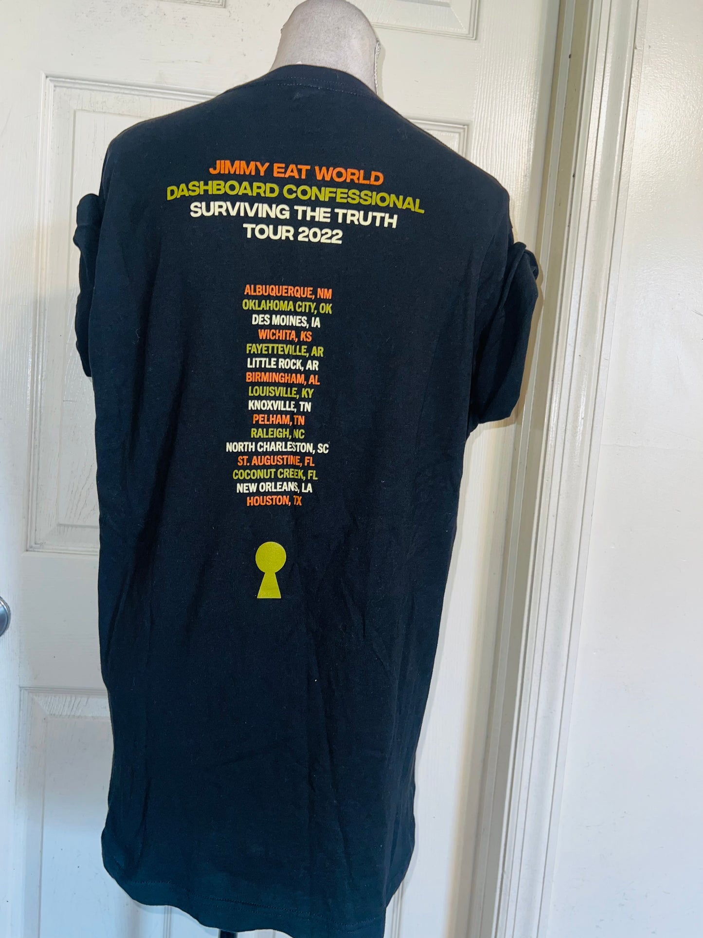 Dashboard Confessional / Jimmy Eat World Double Sided Distressed Tee