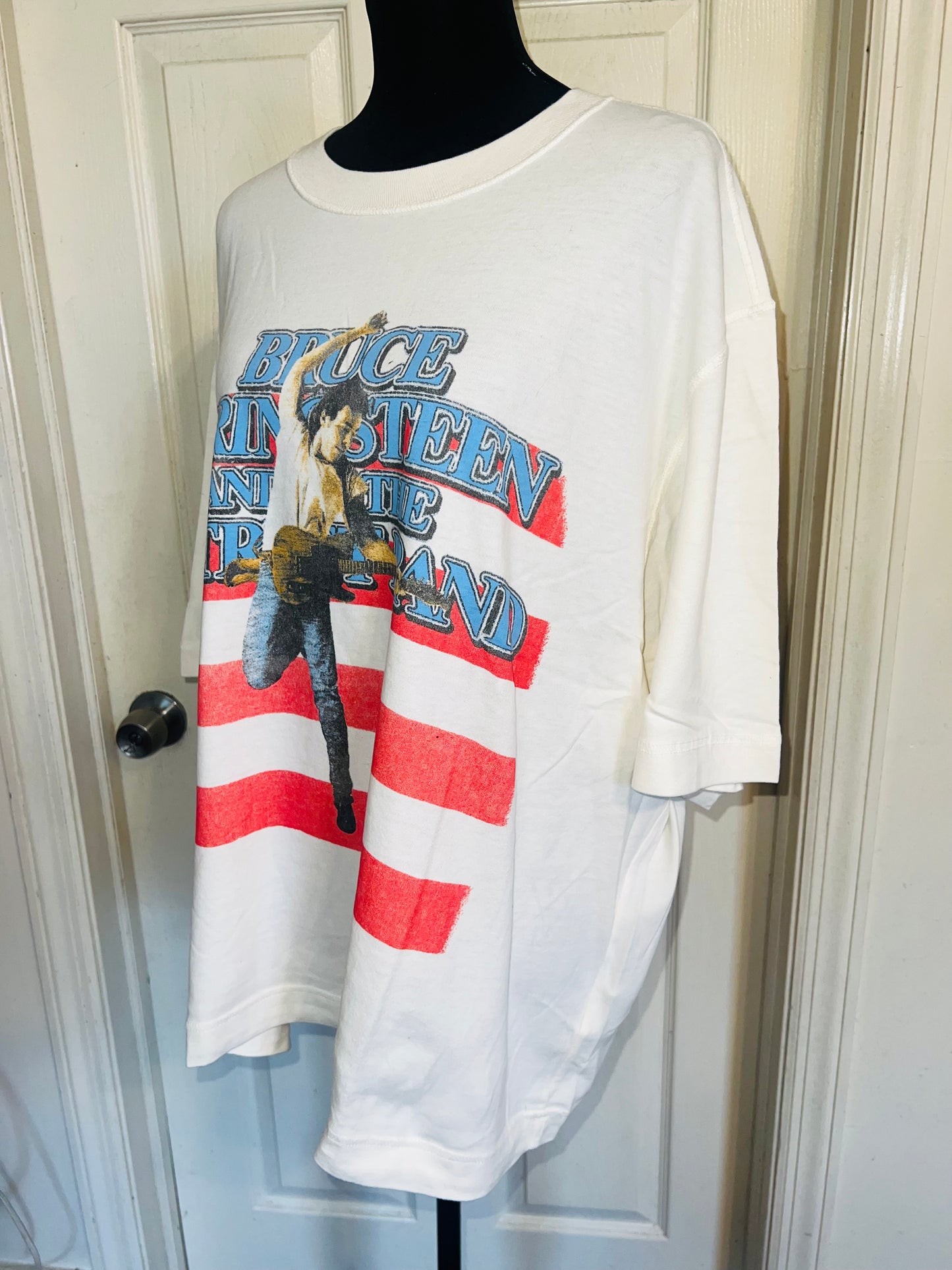 Bruce Springsteen and the Street Band Double Sided Oversized Distressed Tee