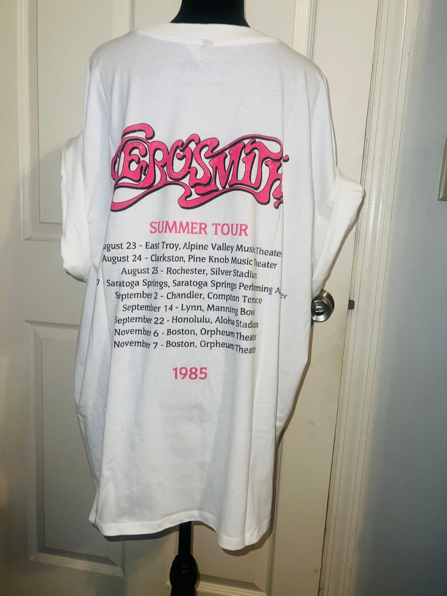Aerosmith Double Sided Oversized Tee