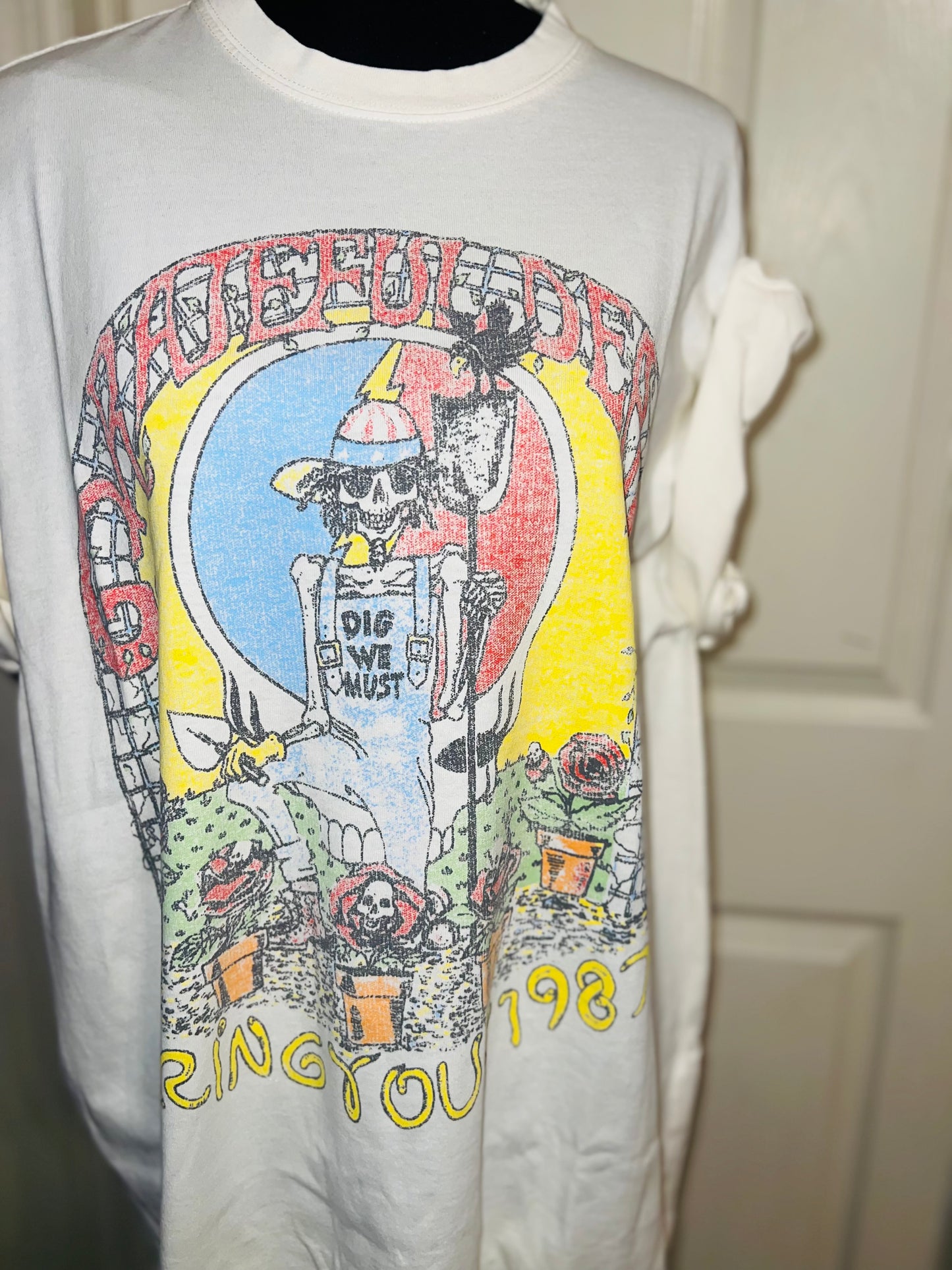 Grateful Dead Oversized Distressed Tee
