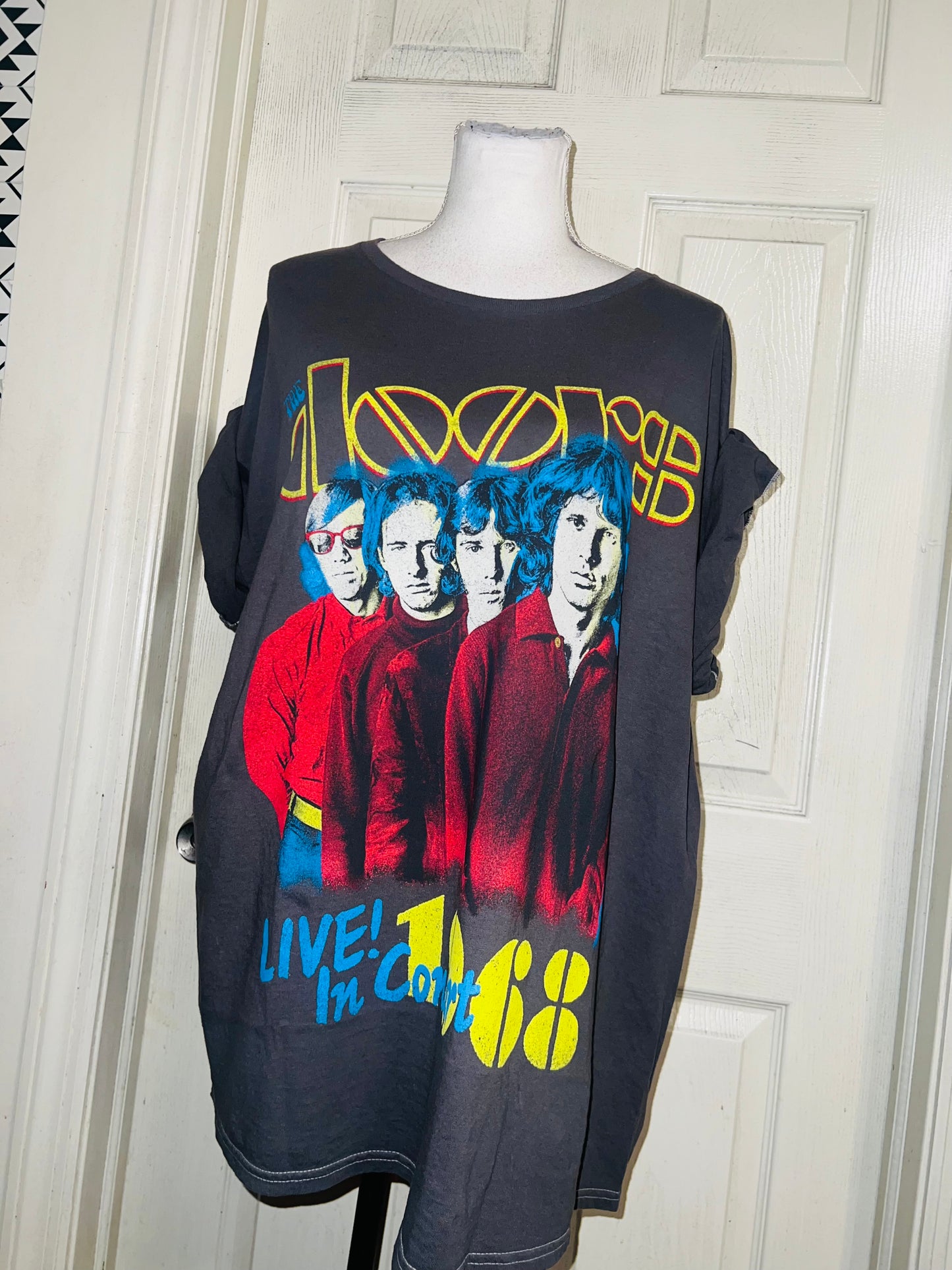 The Doors Double Sided Oversized Distressed Tee