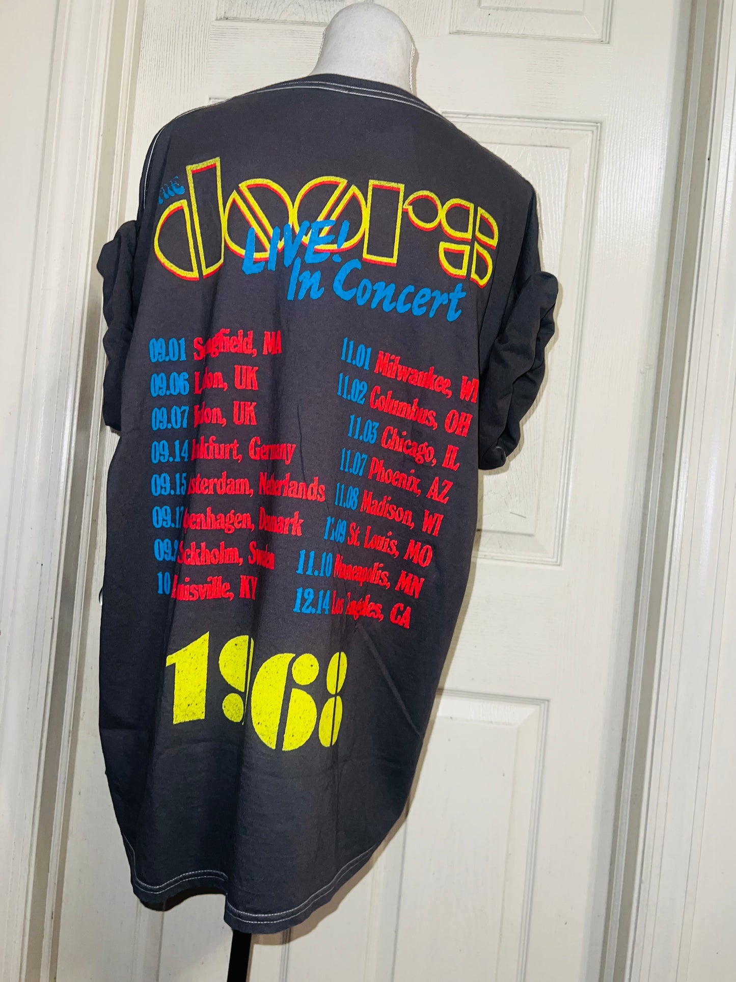 The Doors Double Sided Oversized Distressed Tee