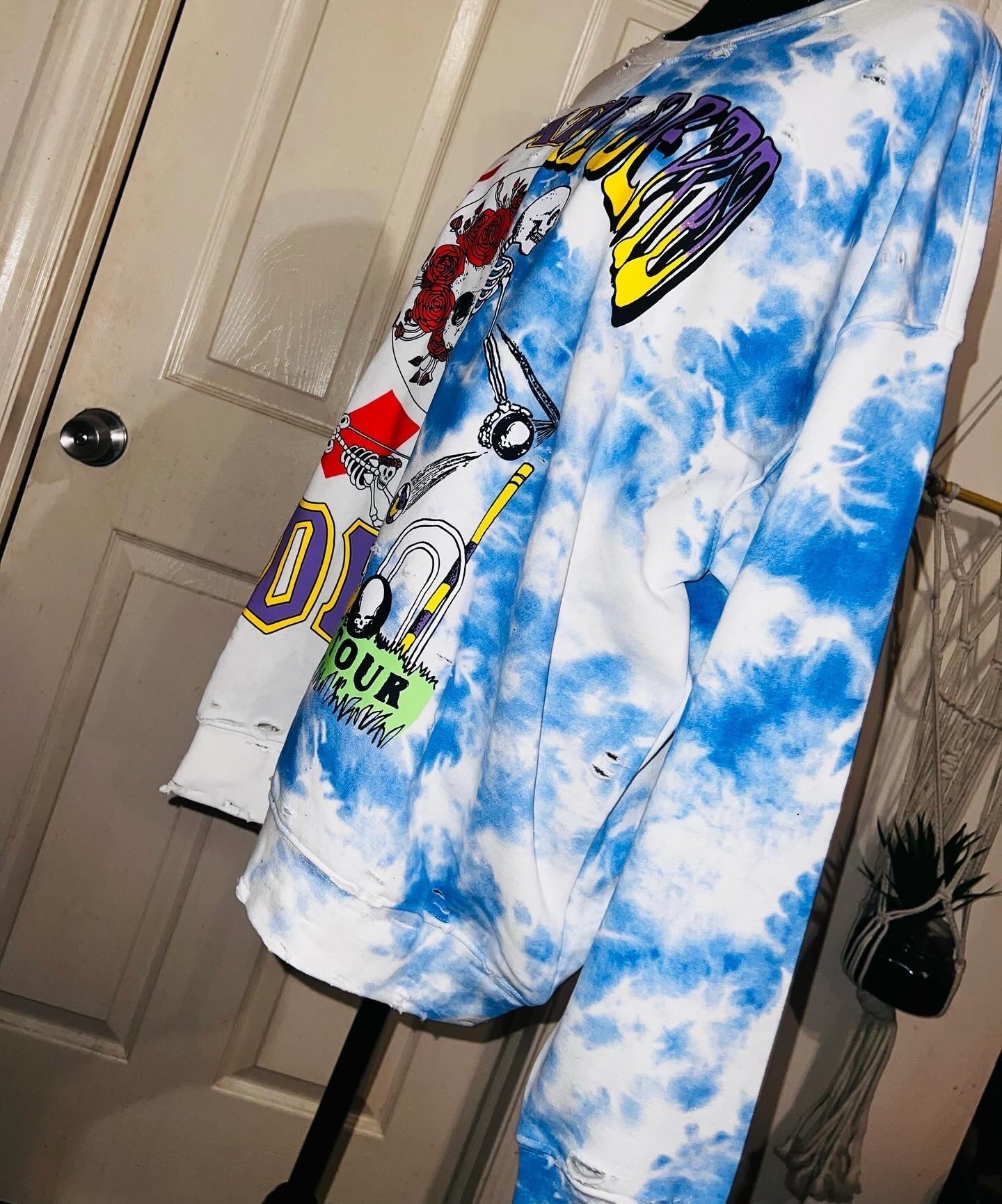 Grateful Dead Oversized Split Sweatshirt