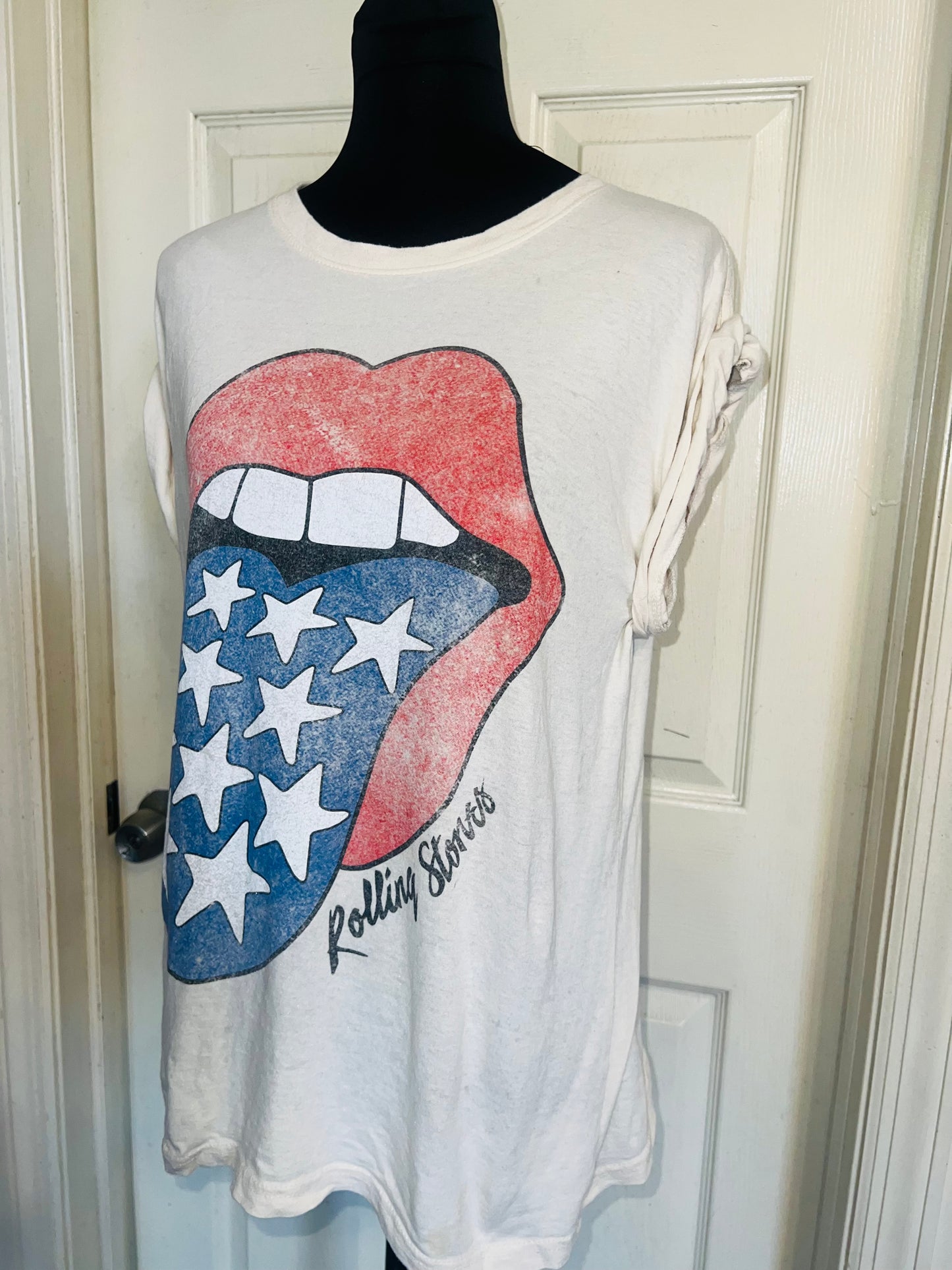 Rolling Stones Oversized Distressed Tee