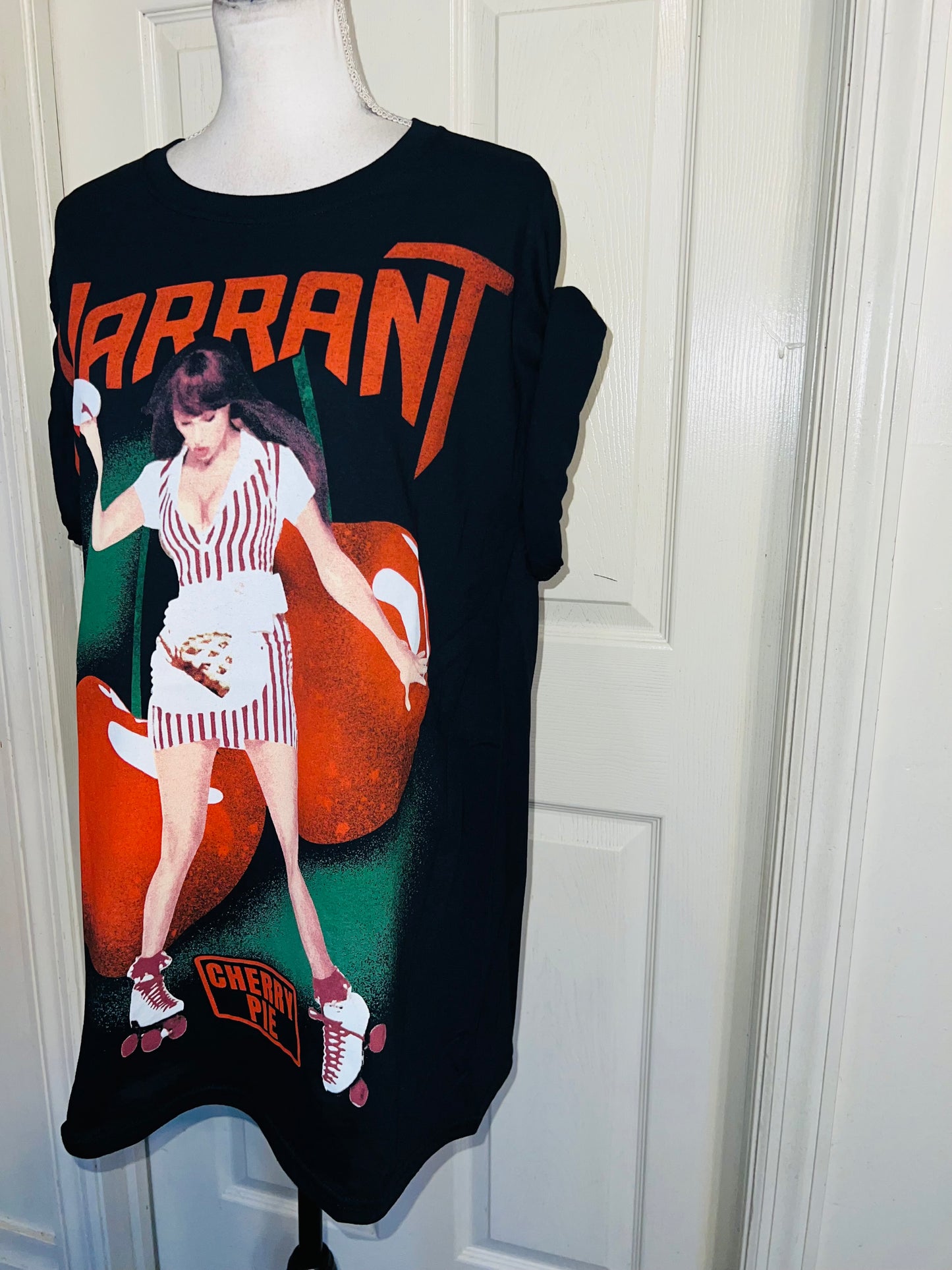 Warrant Double Sided Oversized Distressed Tee