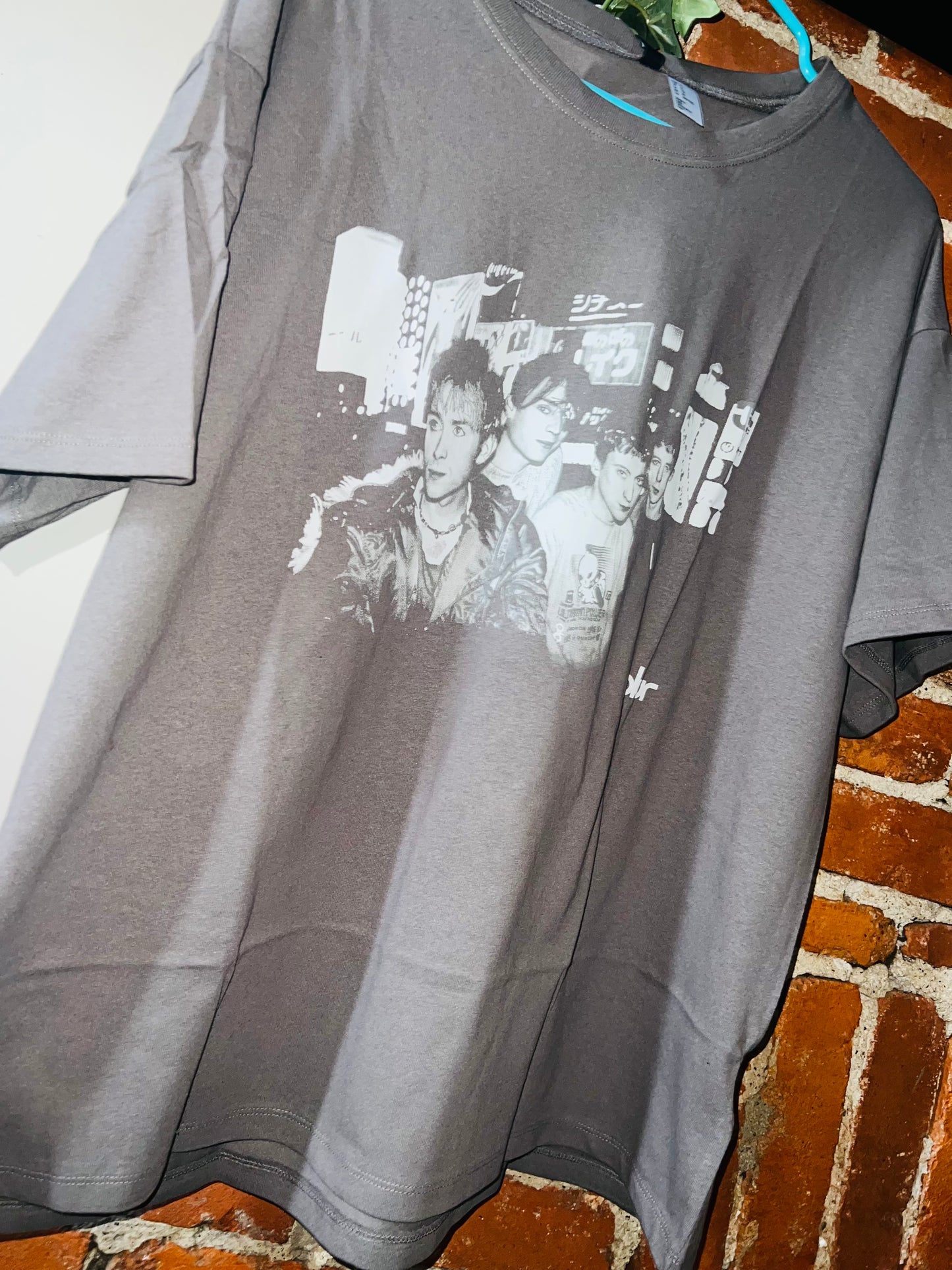Bleached Blur Oversized Distressed Tee