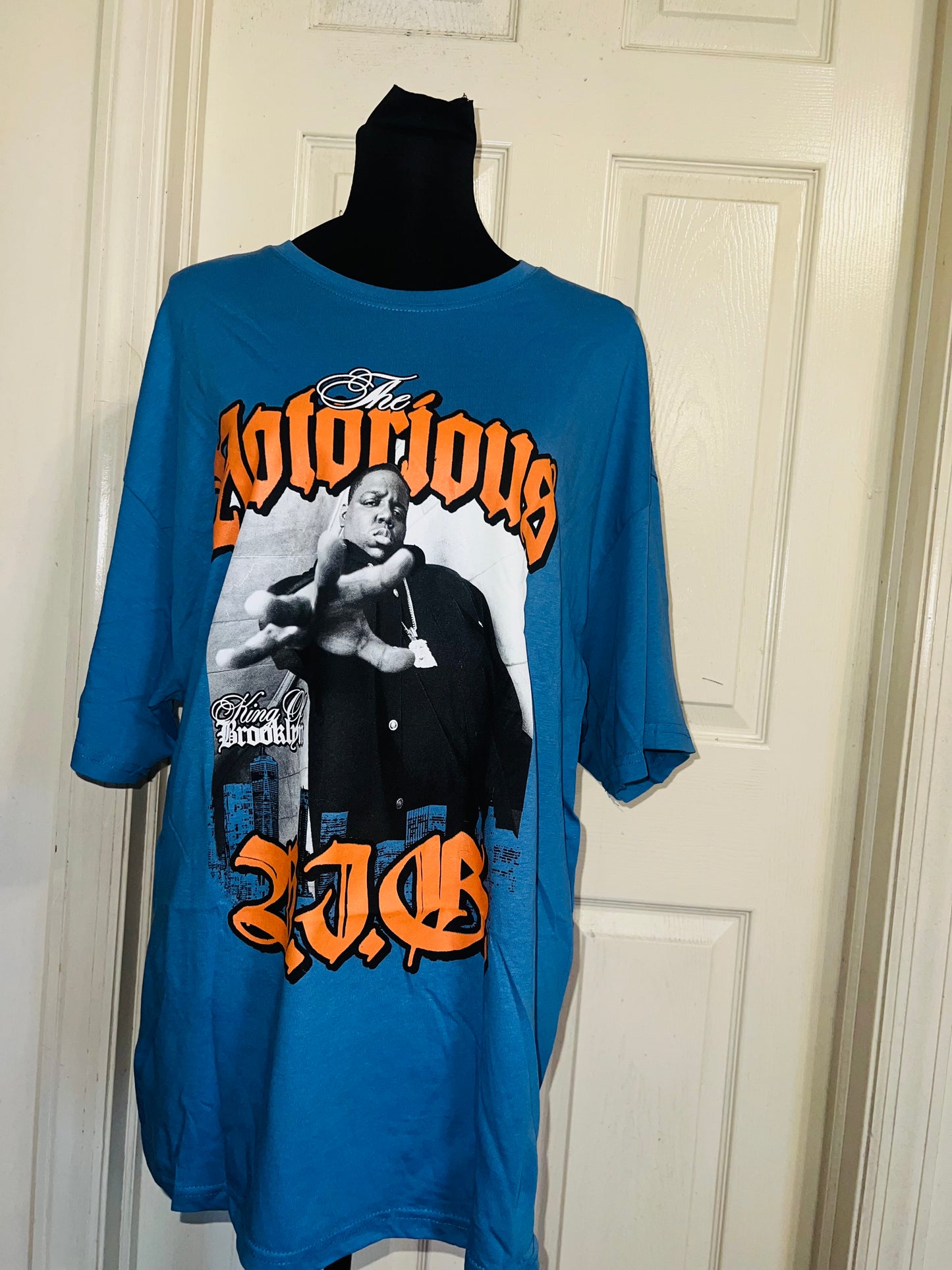 Notorious BIG Oversized Distressed Tee