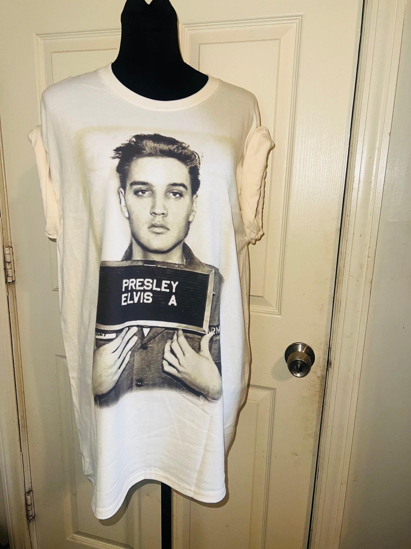 Elvis Oversized Distressed Tee