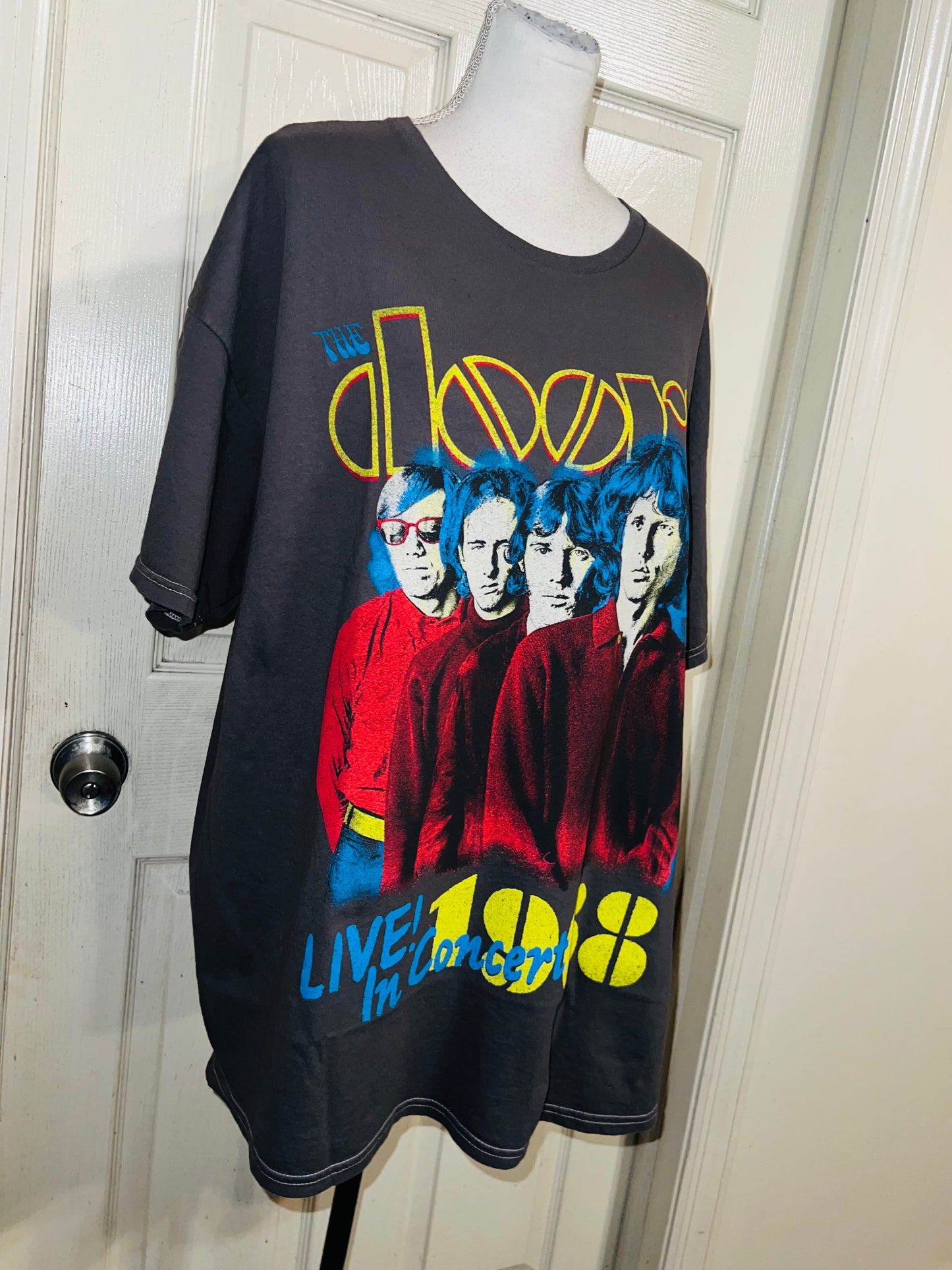 The Doors Double Sided Oversized Distressed Tee