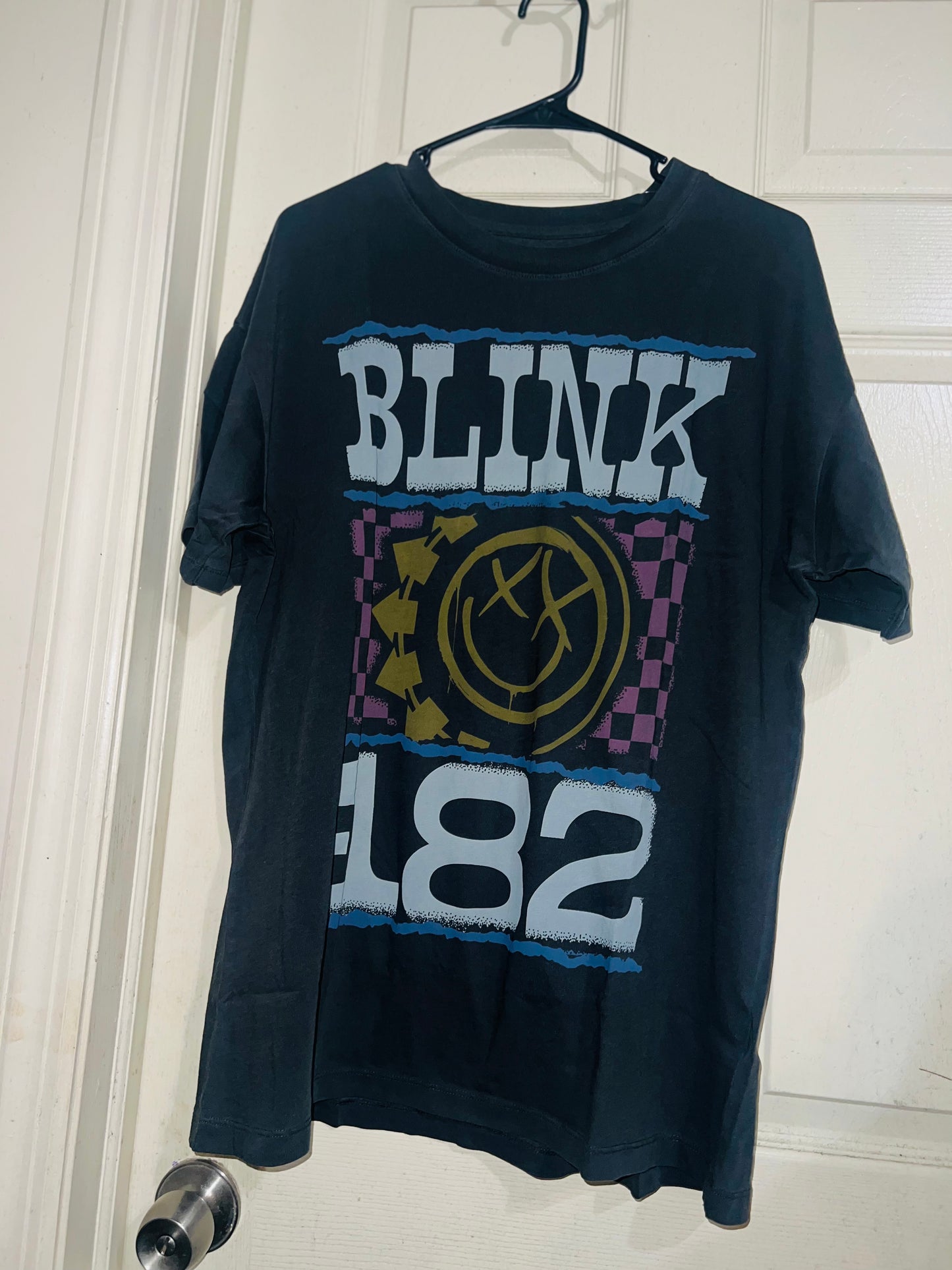 Blink 182 Oversized Distressed Tee