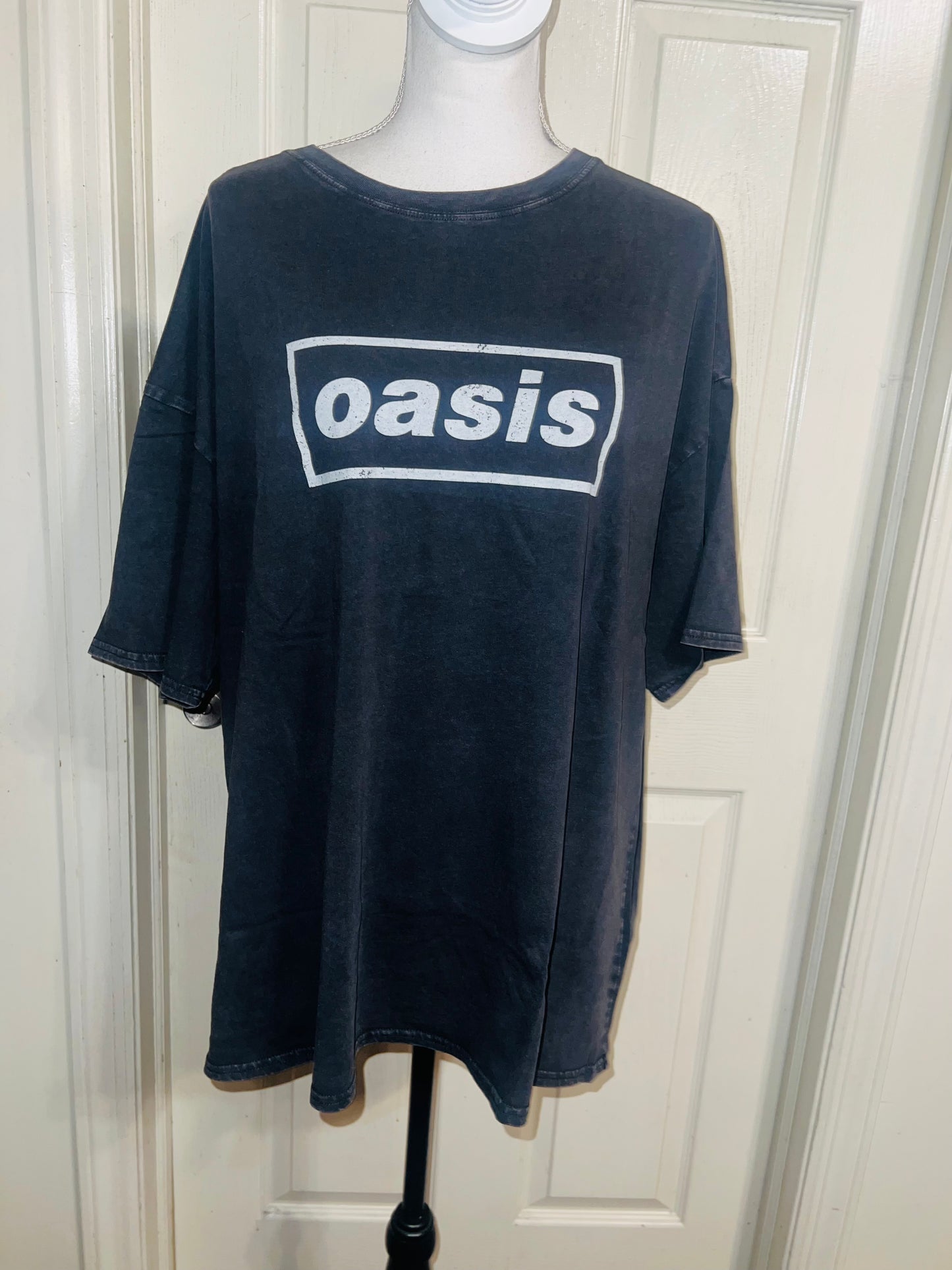 Oasis Double Sided Oversized Distressed Tee