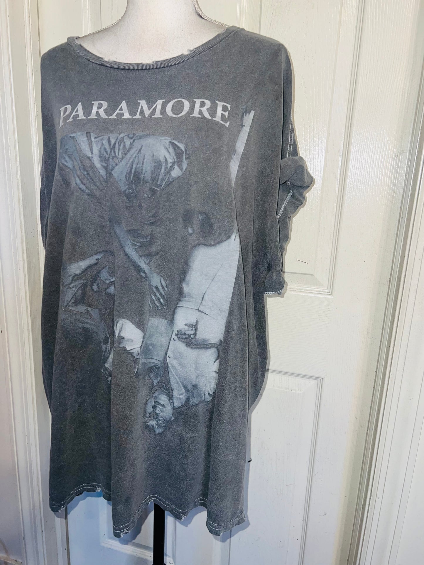 Paramore Oversized Distressed Tee
