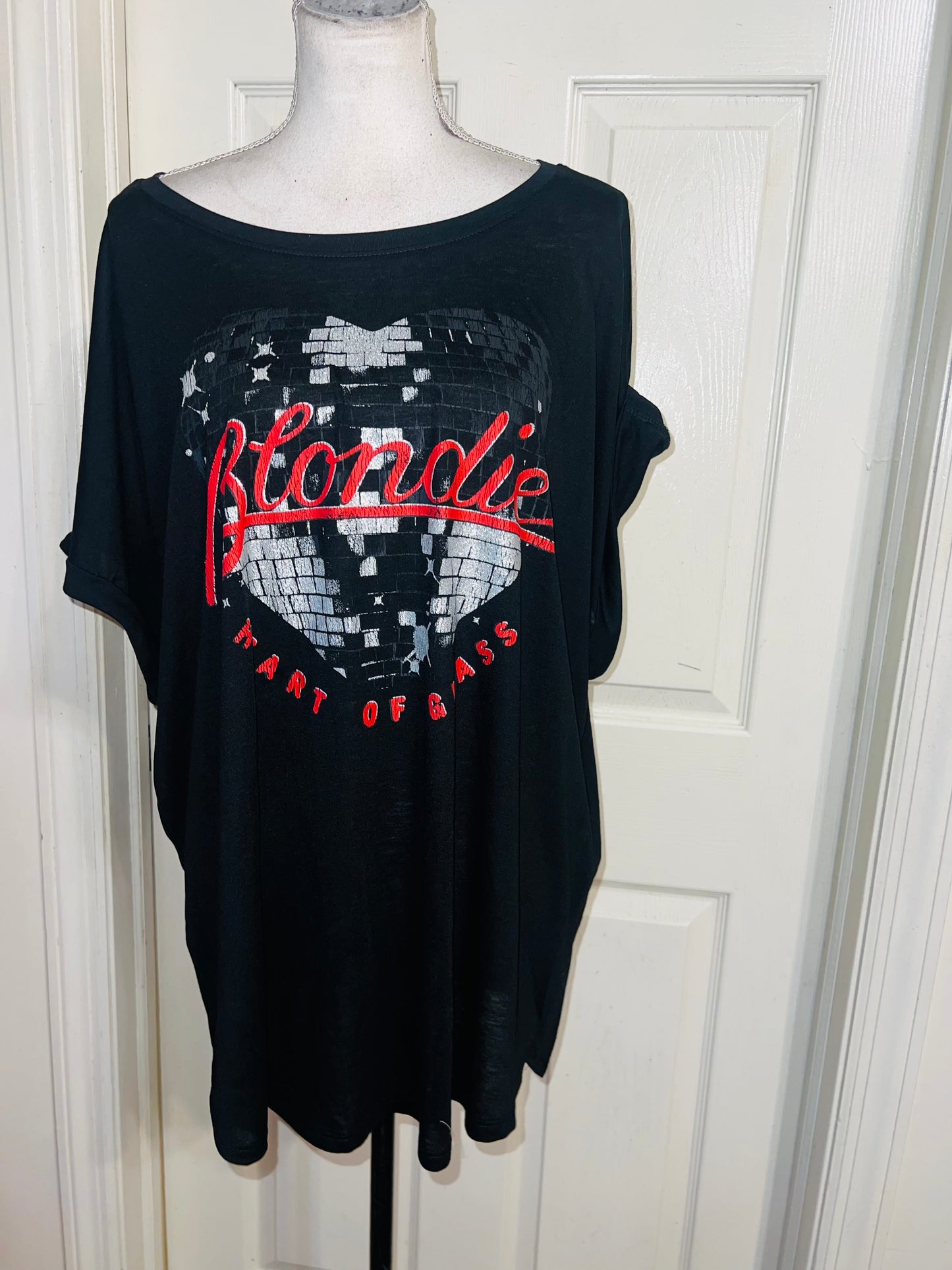 Blondie Oversized Distressed Tee
