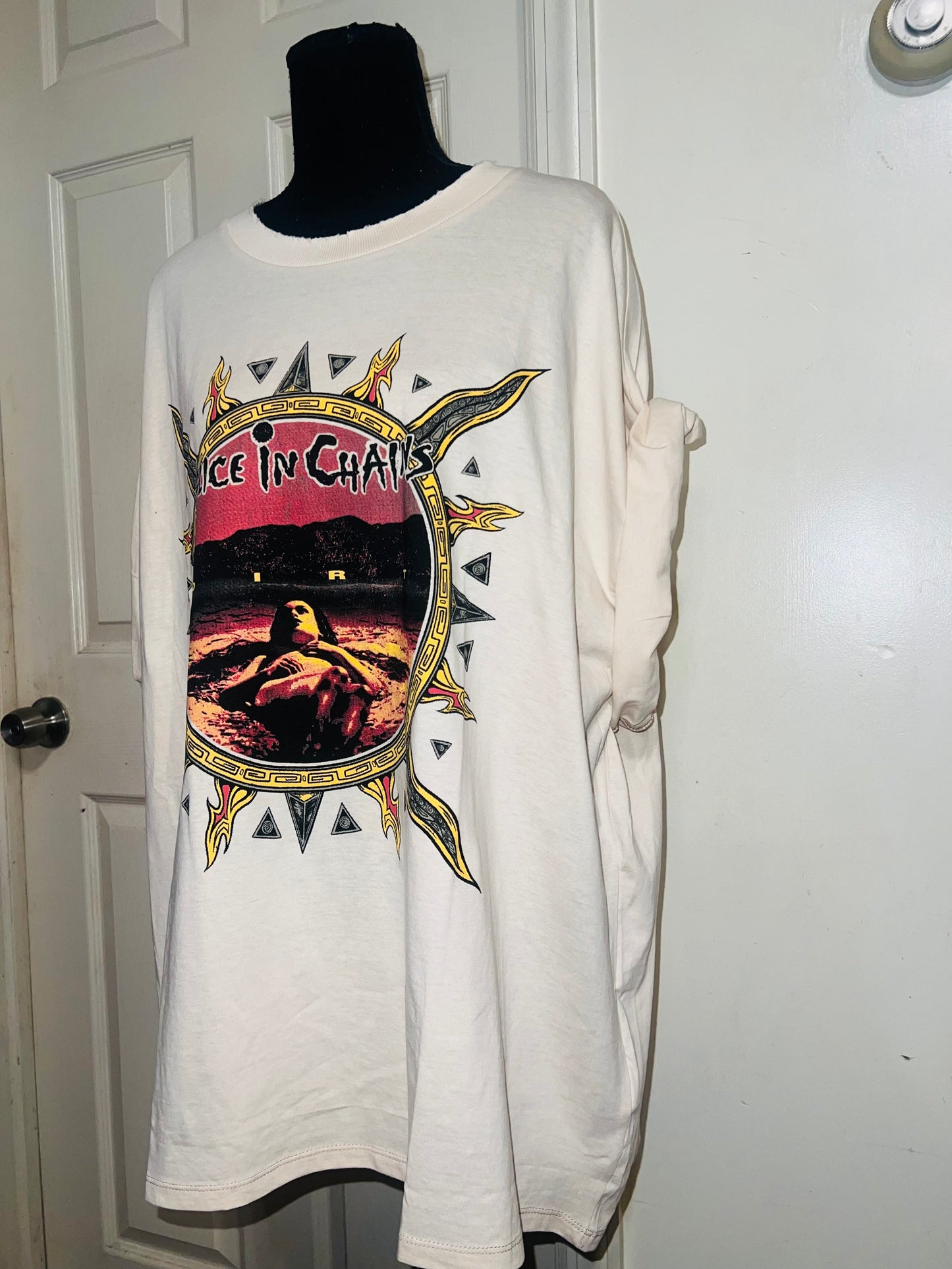 Alice In Chains Oversized Distressed Tee
